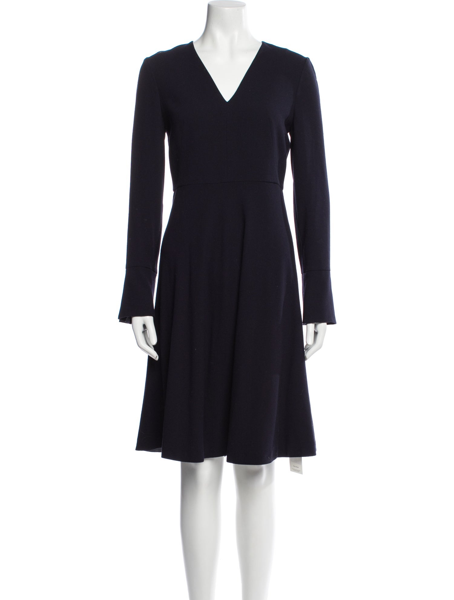 L.K. Bennett V-Neck Knee-Length Dress