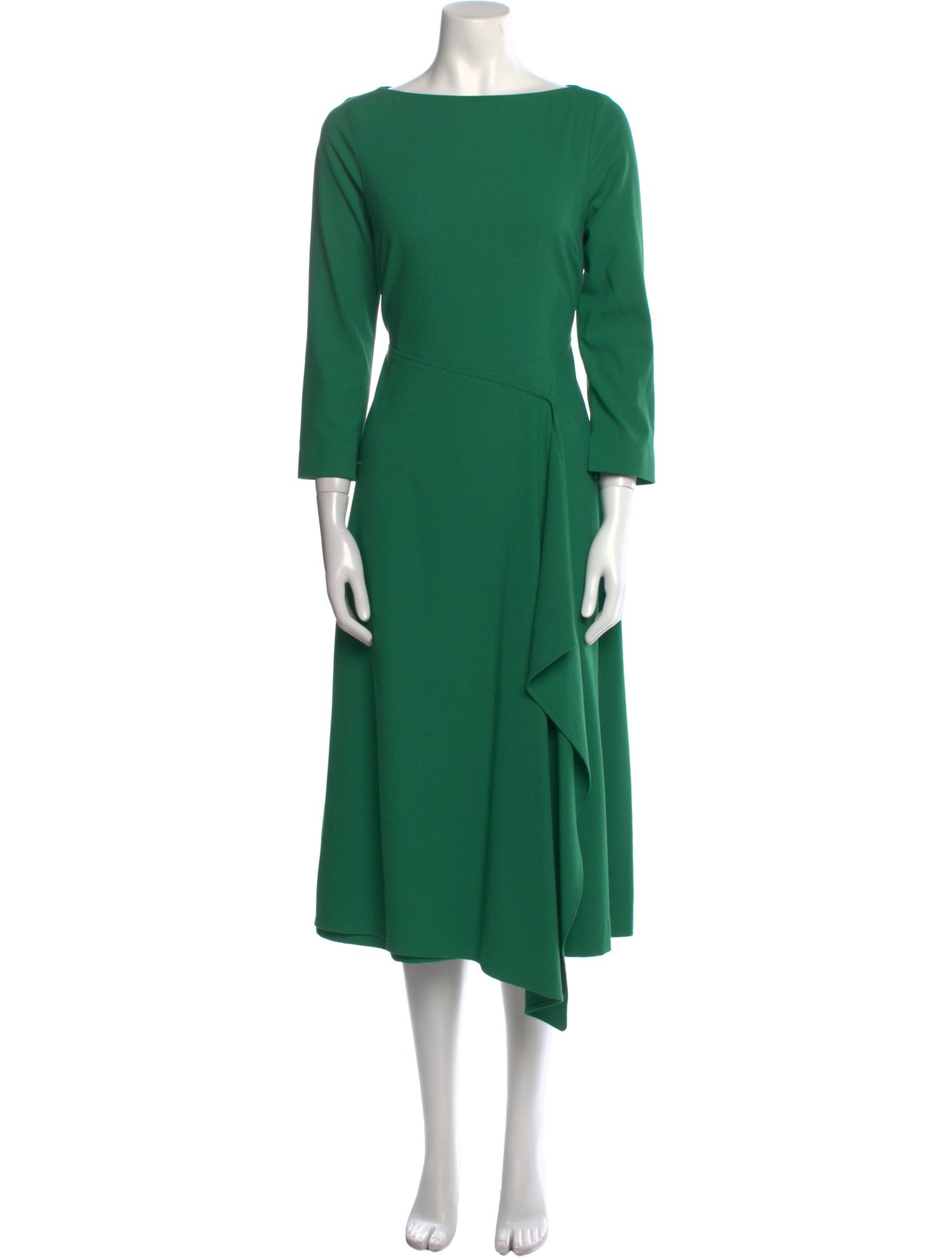 L.K. Bennett Bateau Neckline Long Dress