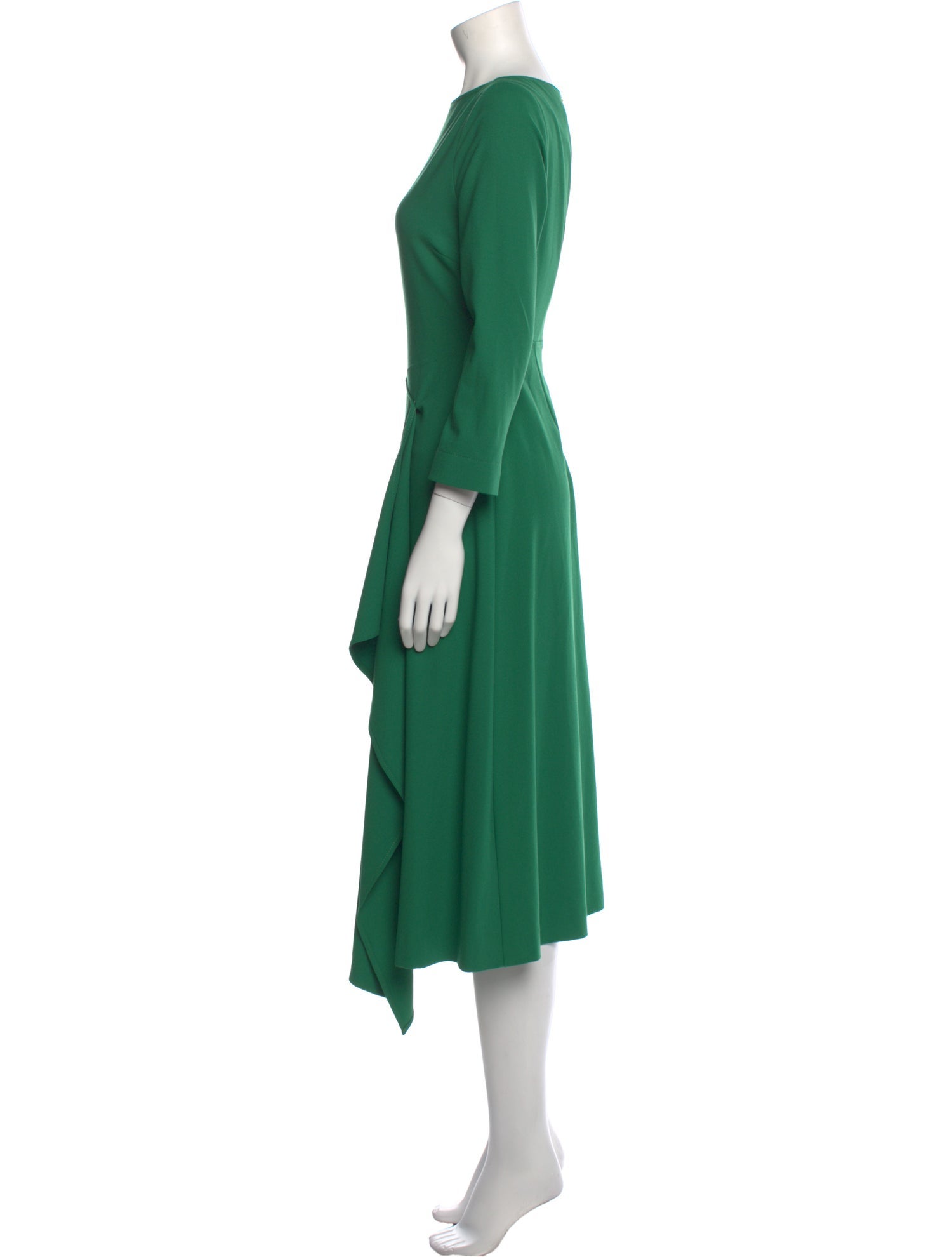 L.K. Bennett Bateau Neckline Long Dress