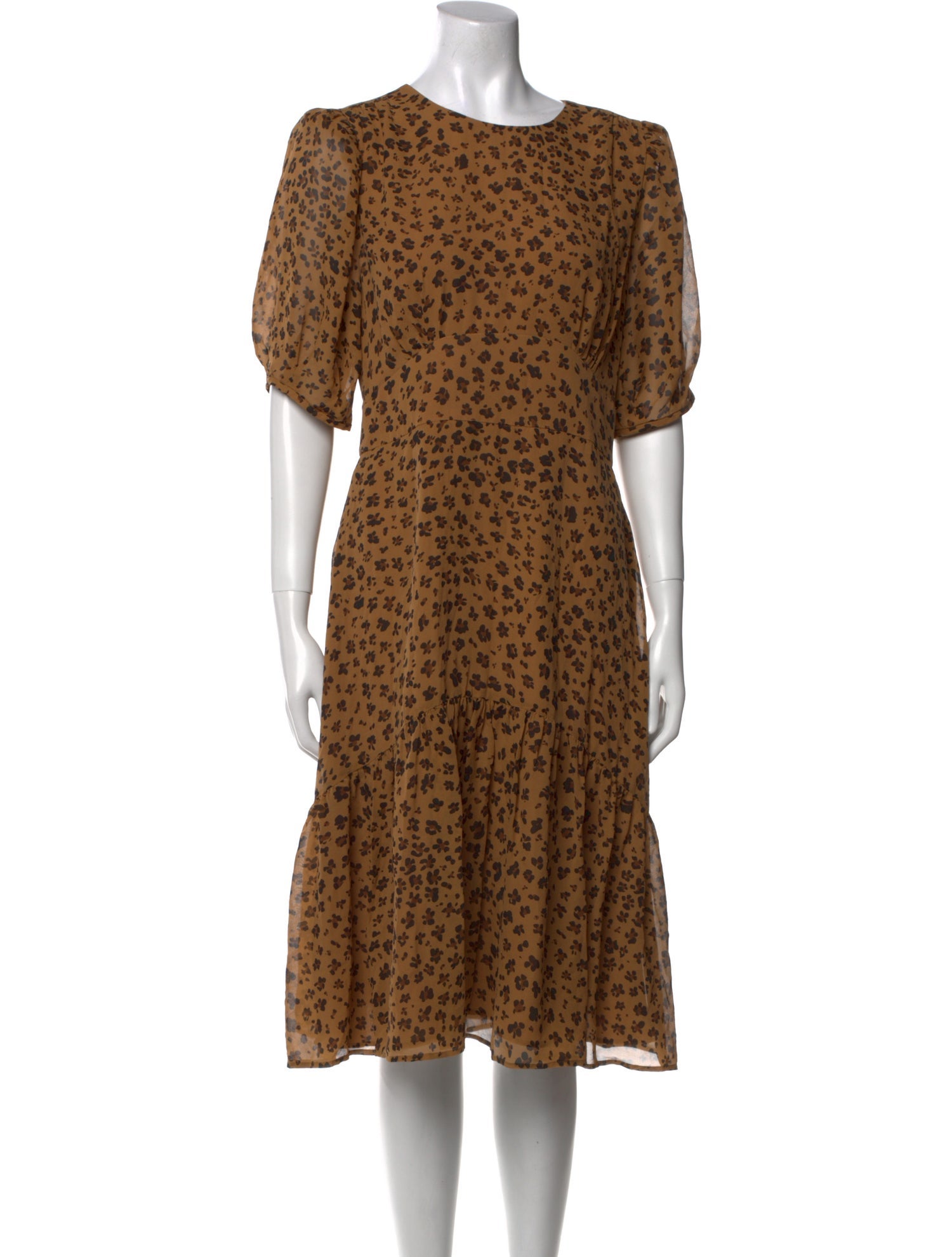 L.K. Bennett Silk Midi Length Dress