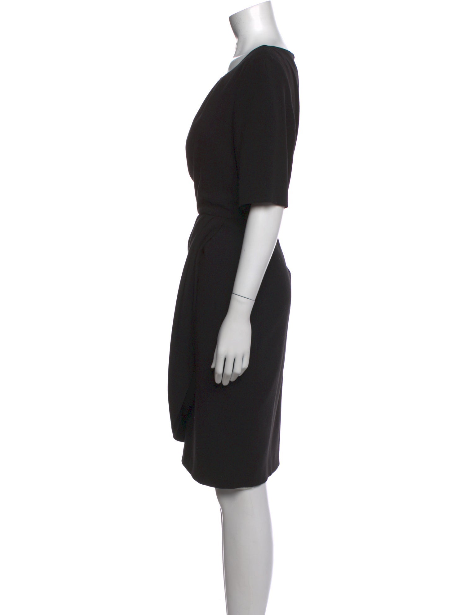 L.K. Bennett Bateau Neckline Knee-Length Dress