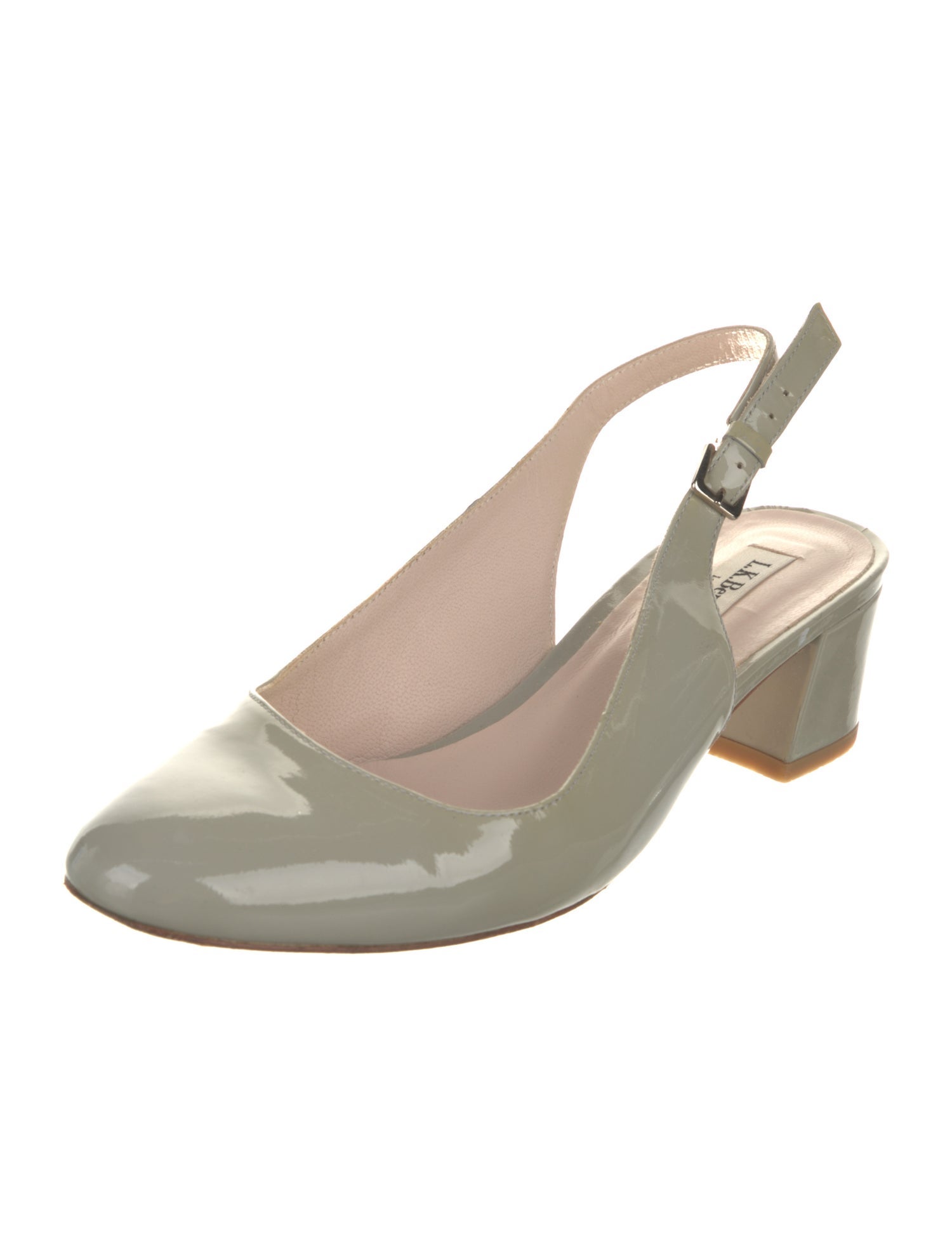 L.K. Bennett Patent Leather Bow Accents Slingback Pumps