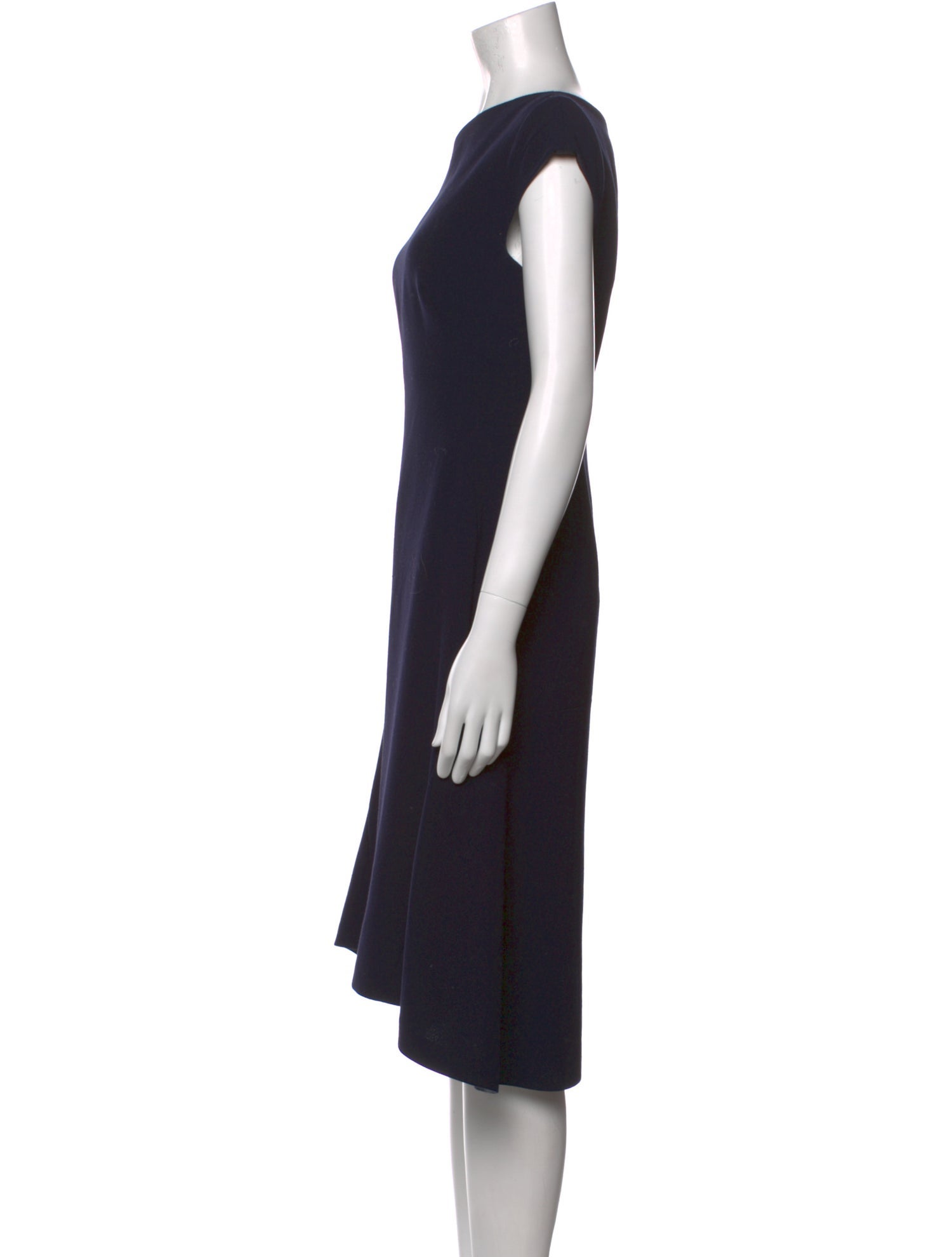 L.K. Bennett One-Shoulder Midi Length Dress