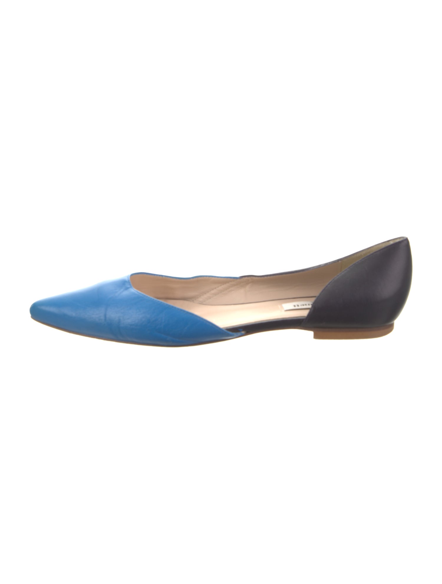 L.K. Bennett Leather D'Orsay Flats