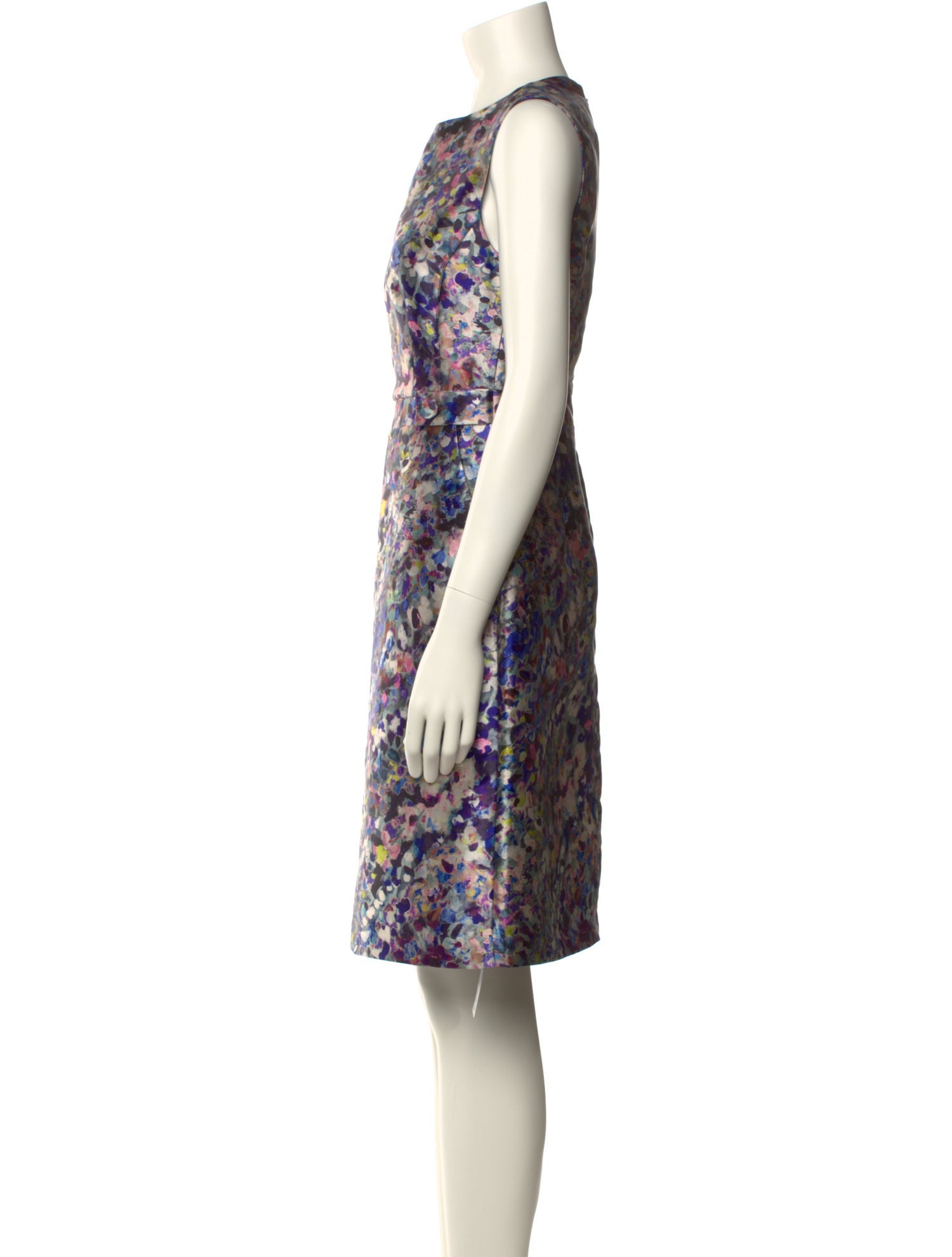 L.K. Bennett Floral Print Knee-Length Dress