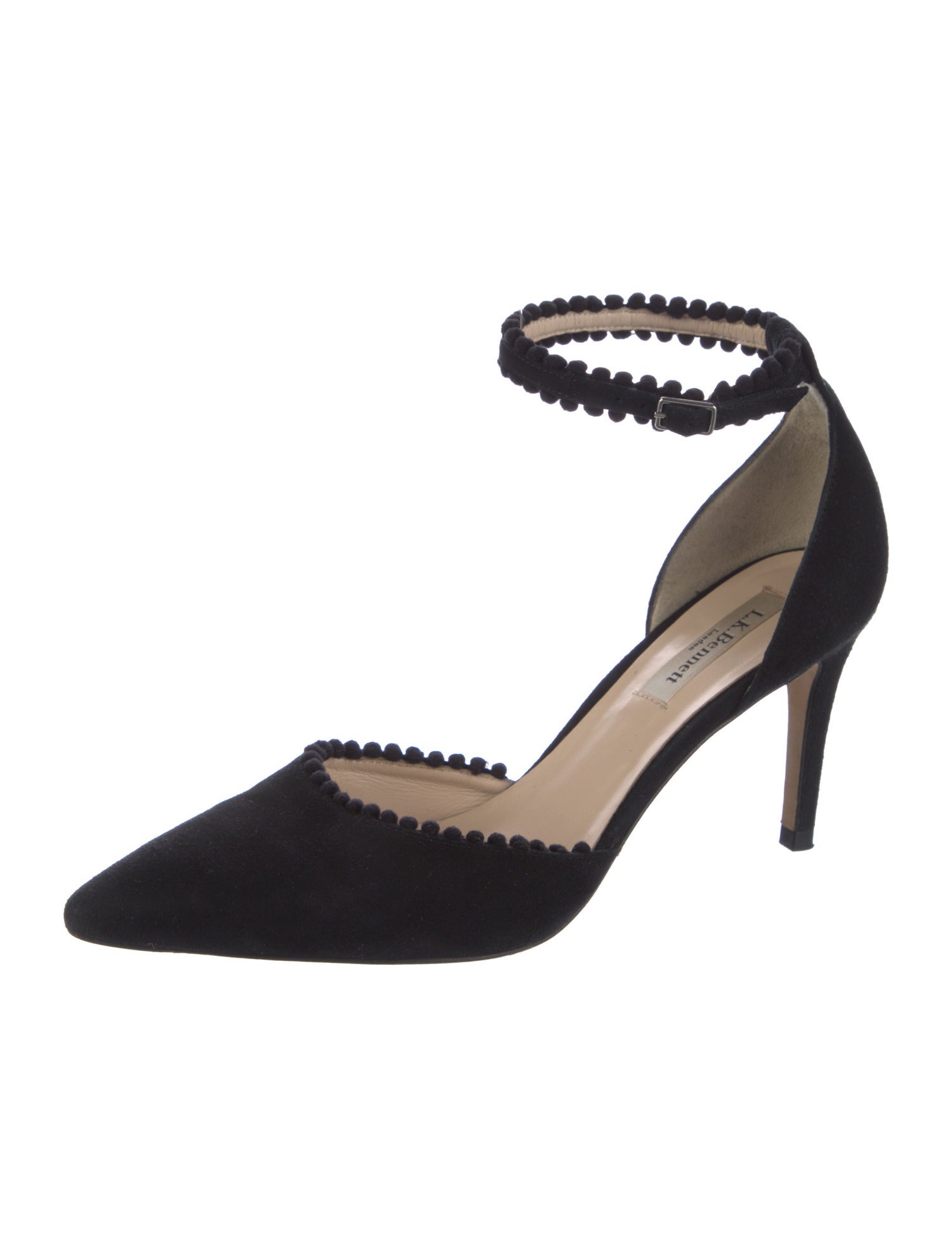 L.K. Bennett Suede D'Orsay Pumps
