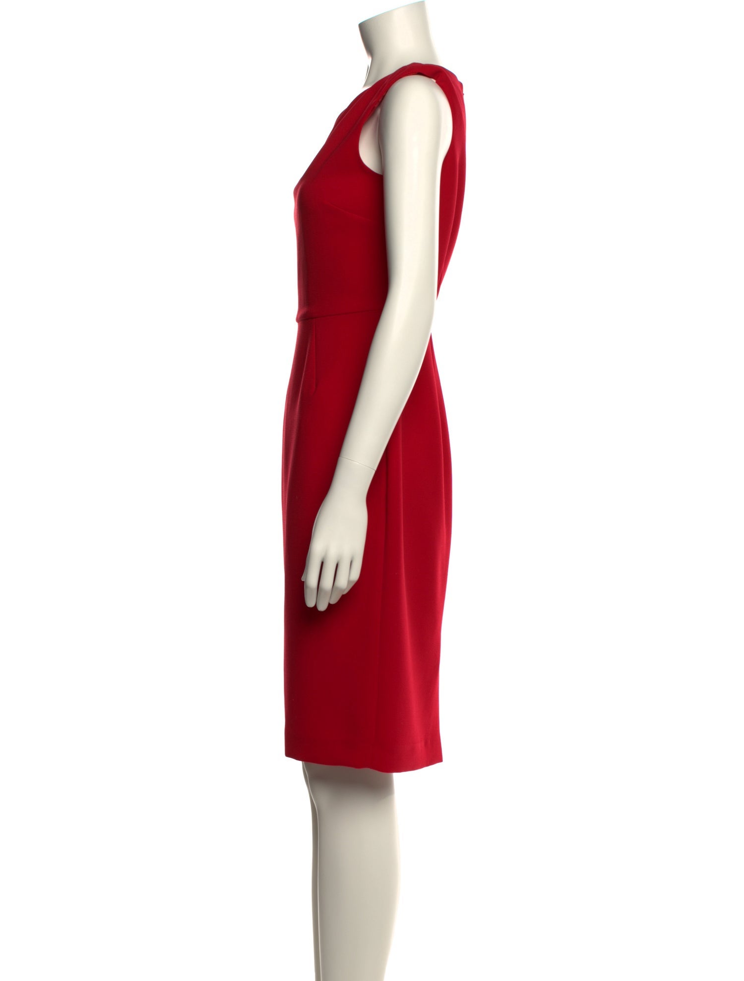 L.K. Bennett Cowl Neck Knee-Length Dress