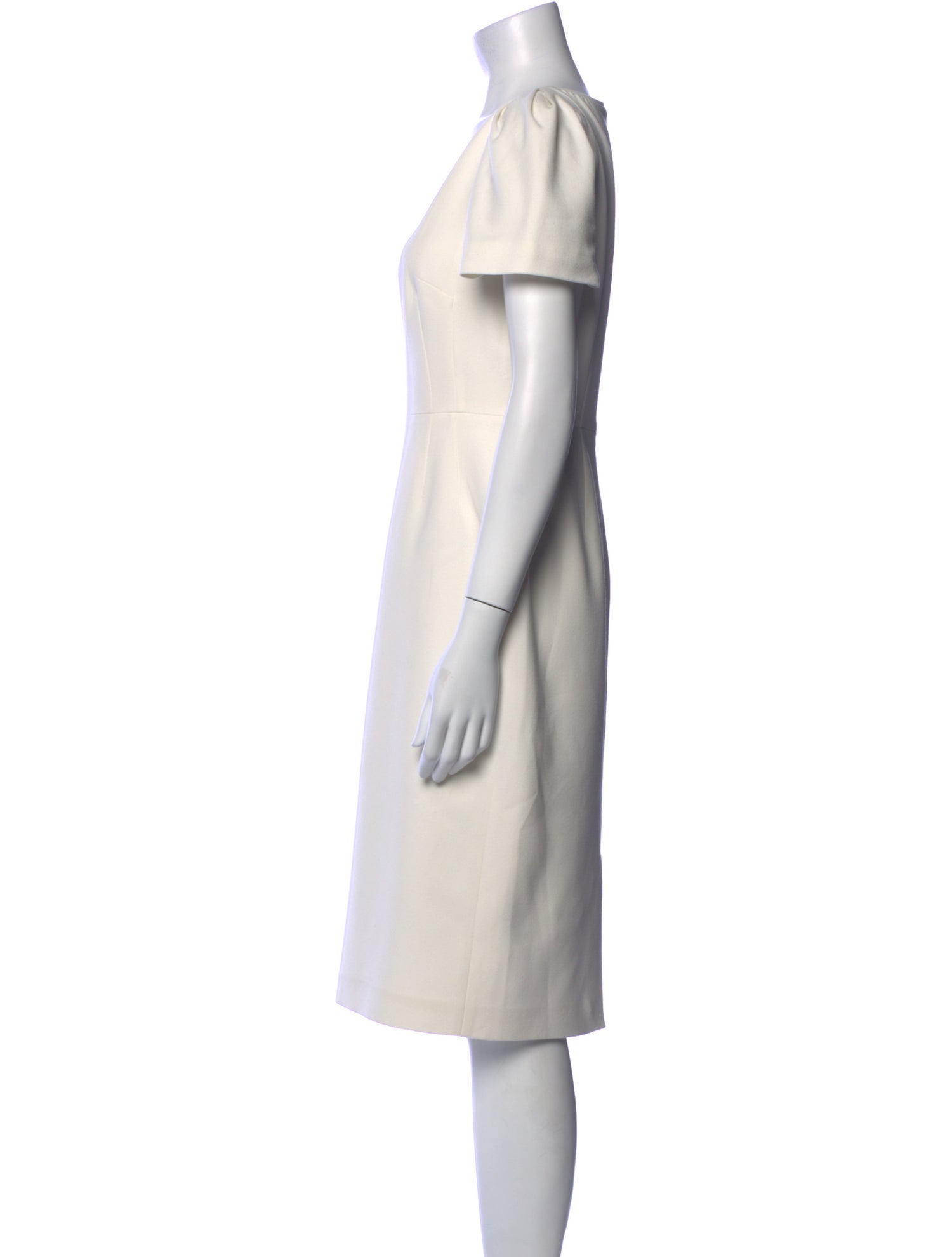 L.K. Bennett V-Neck Knee-Length Dress