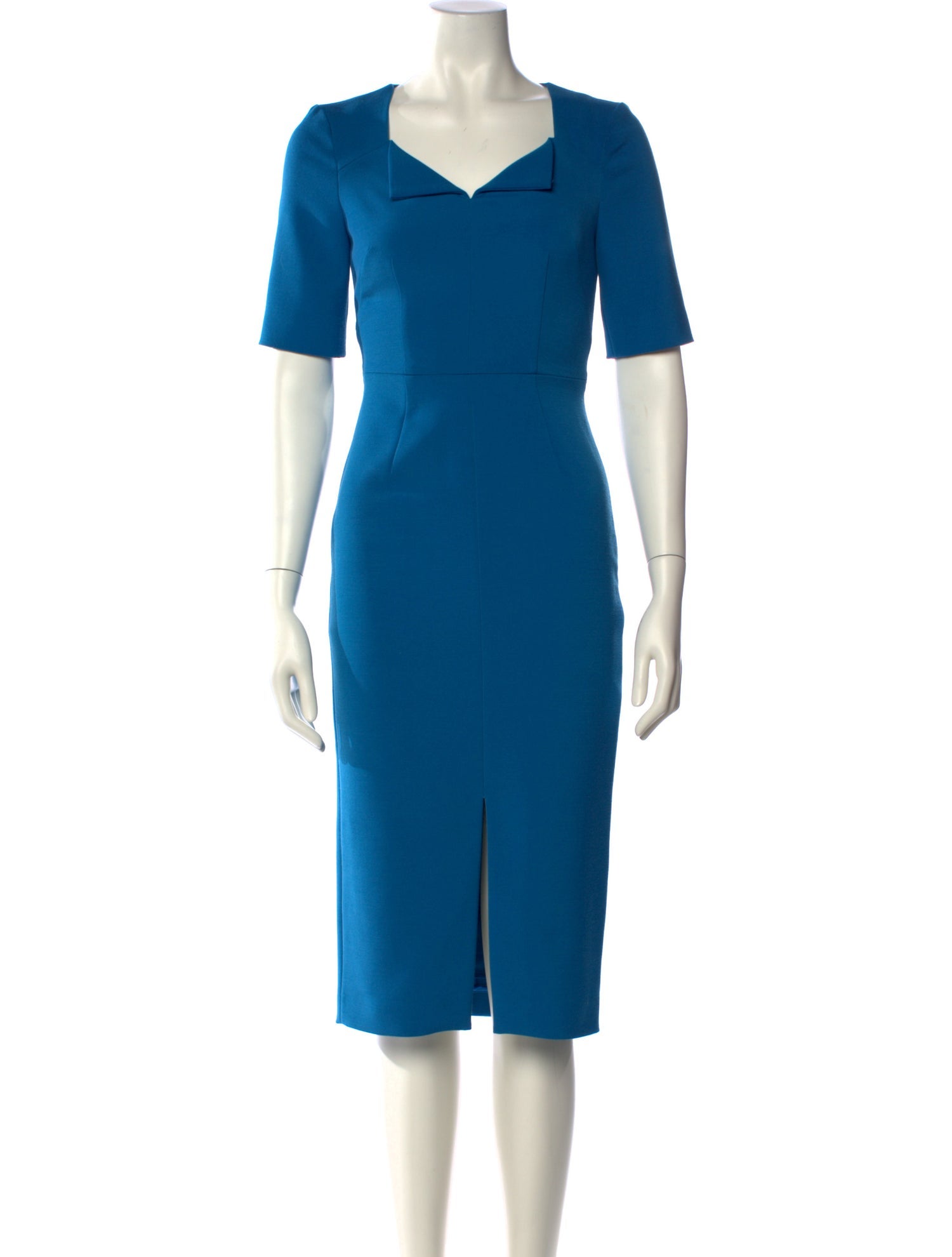 L.K. Bennett V-Neck Midi Length Dress
