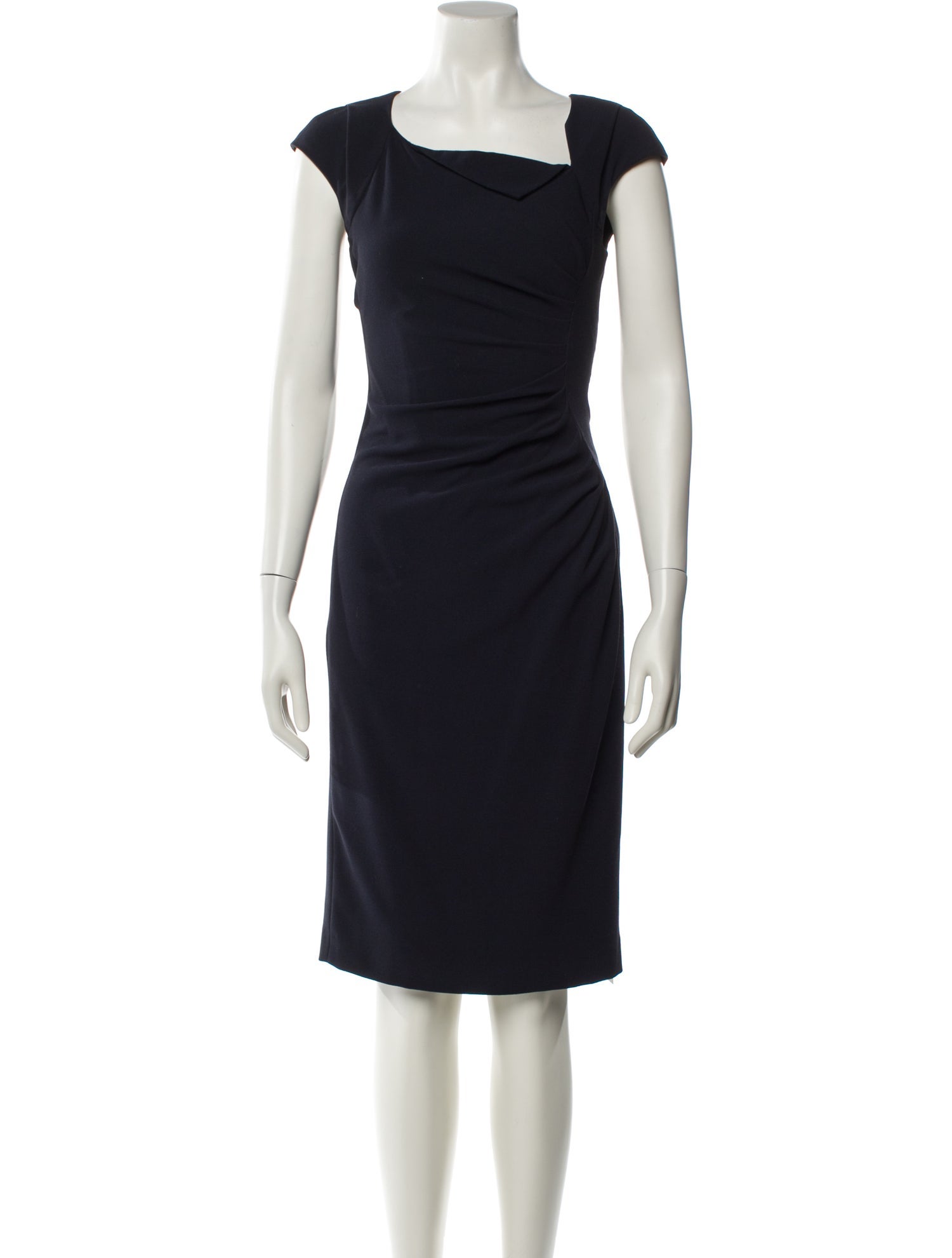 L.K. Bennett Bateau Neckline Knee-Length Dress