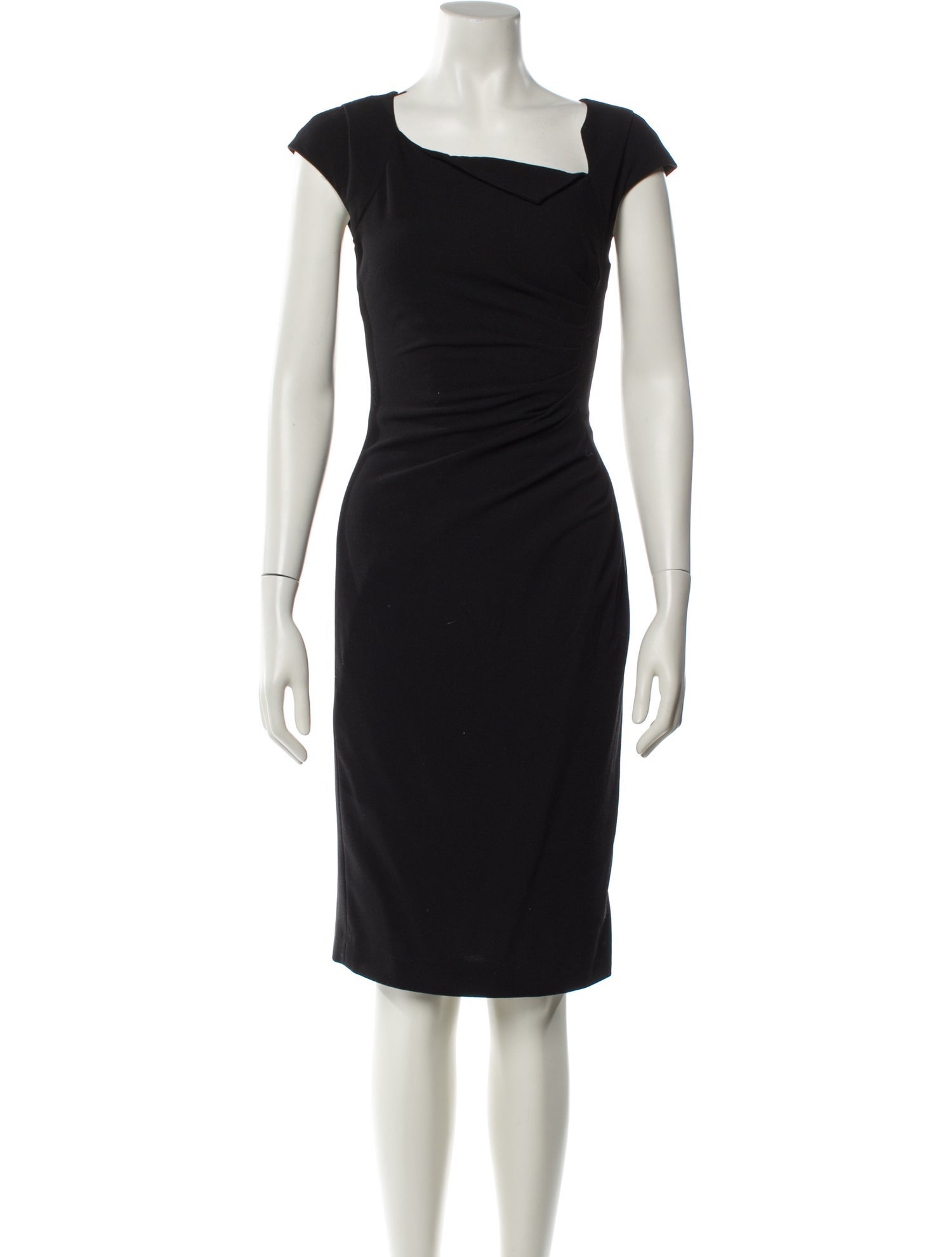 L.K. Bennett Bateau Neckline Knee-Length Dress