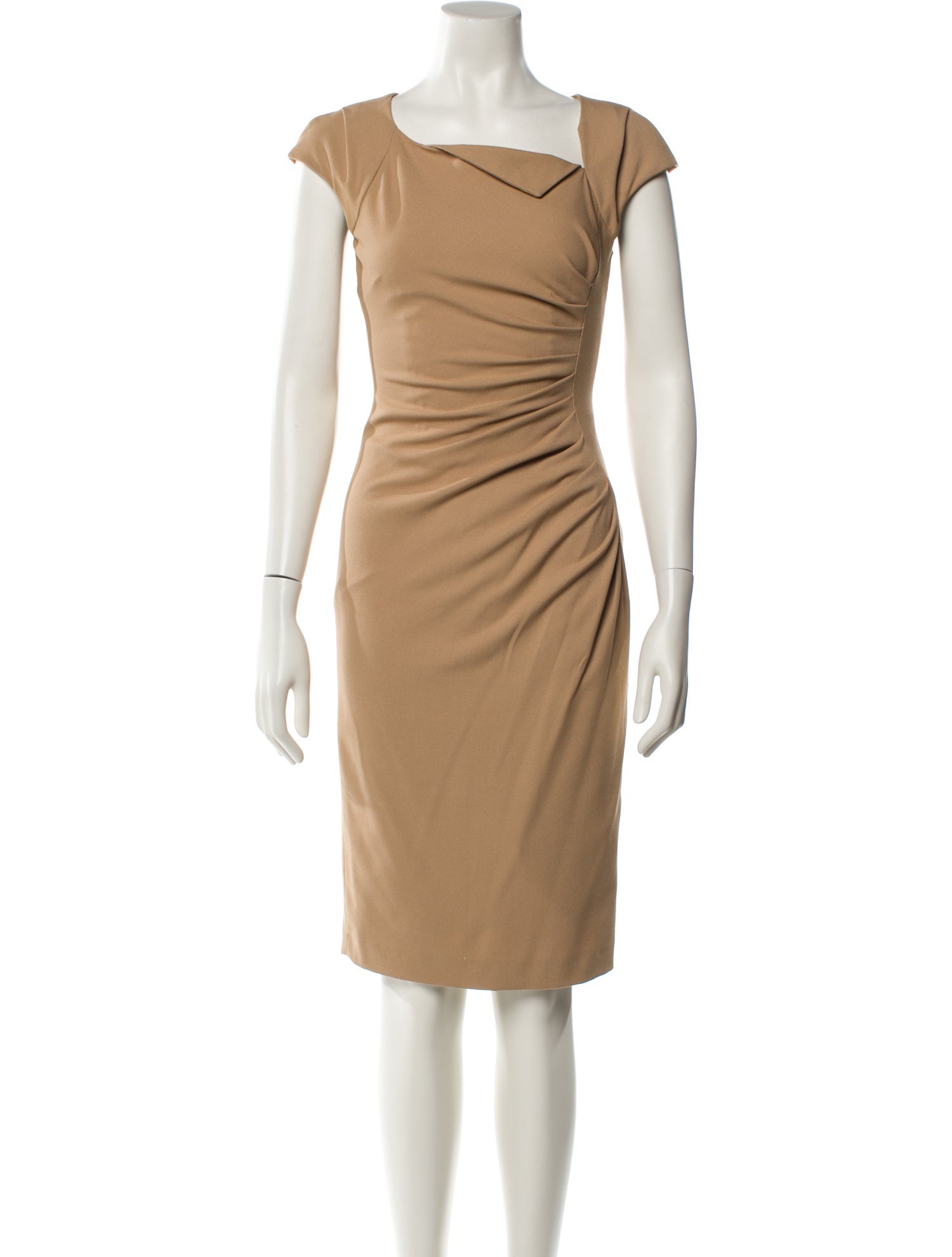 L.K. Bennett Bateau Neckline Knee-Length Dress