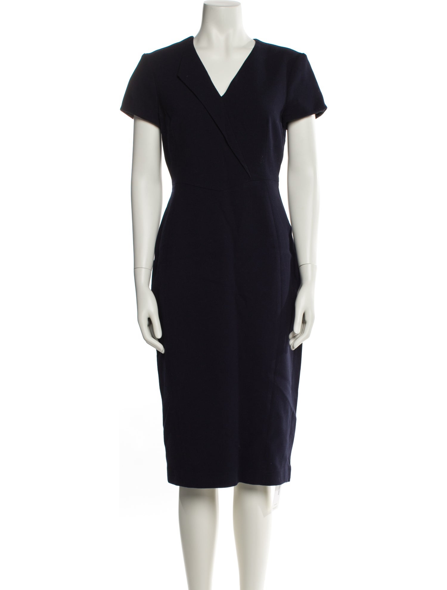 L.K. Bennett V-Neck Midi Length Dress