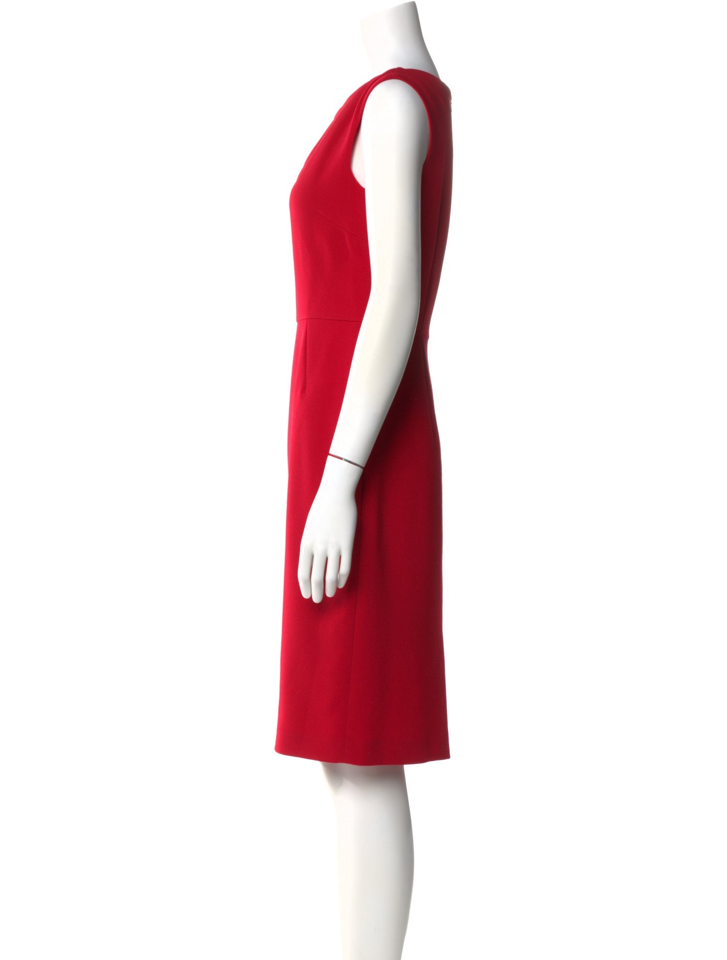 L.K. Bennett Bateau Neckline Knee-Length Dress