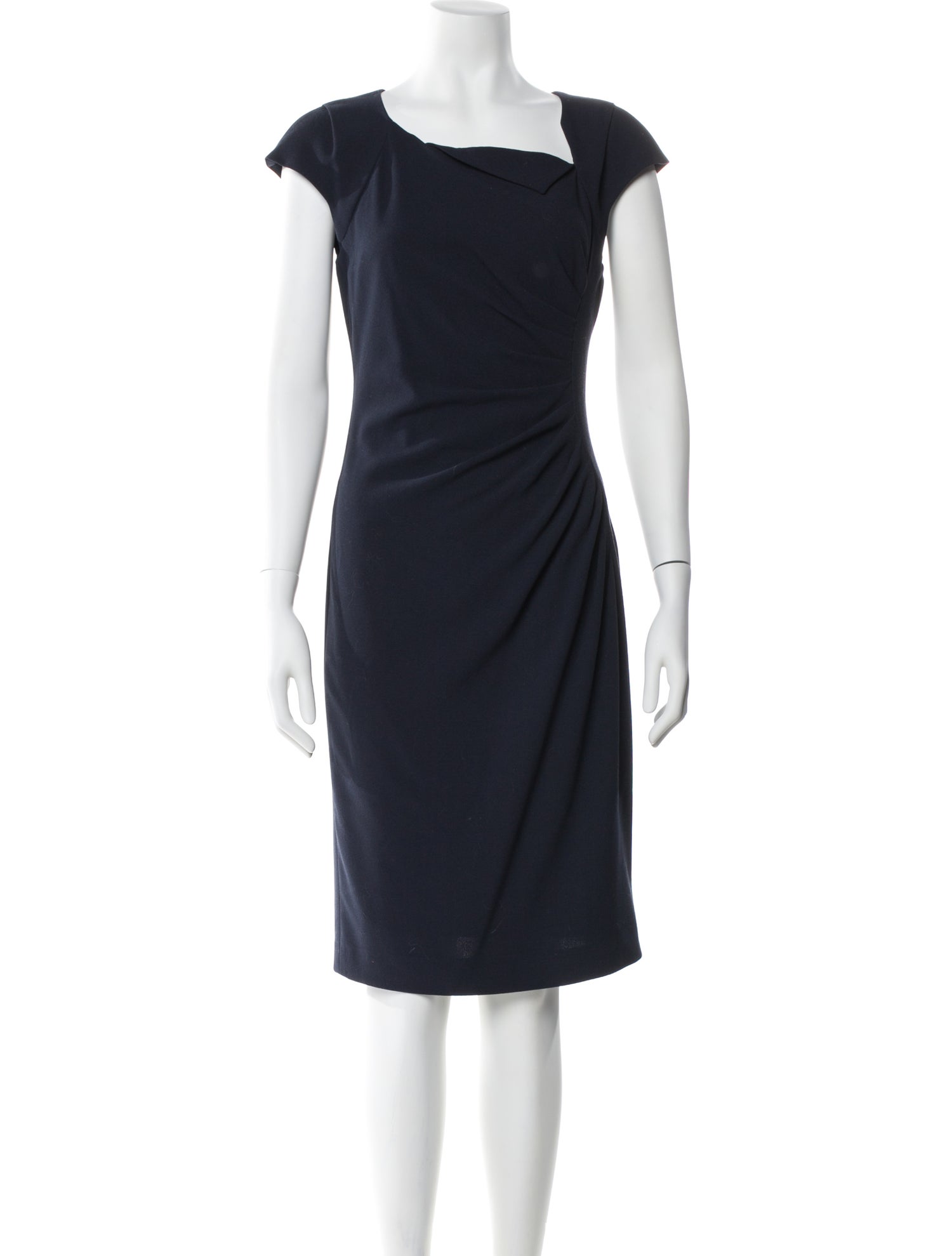 L.K. Bennett Bateau Neckline Knee-Length Dress