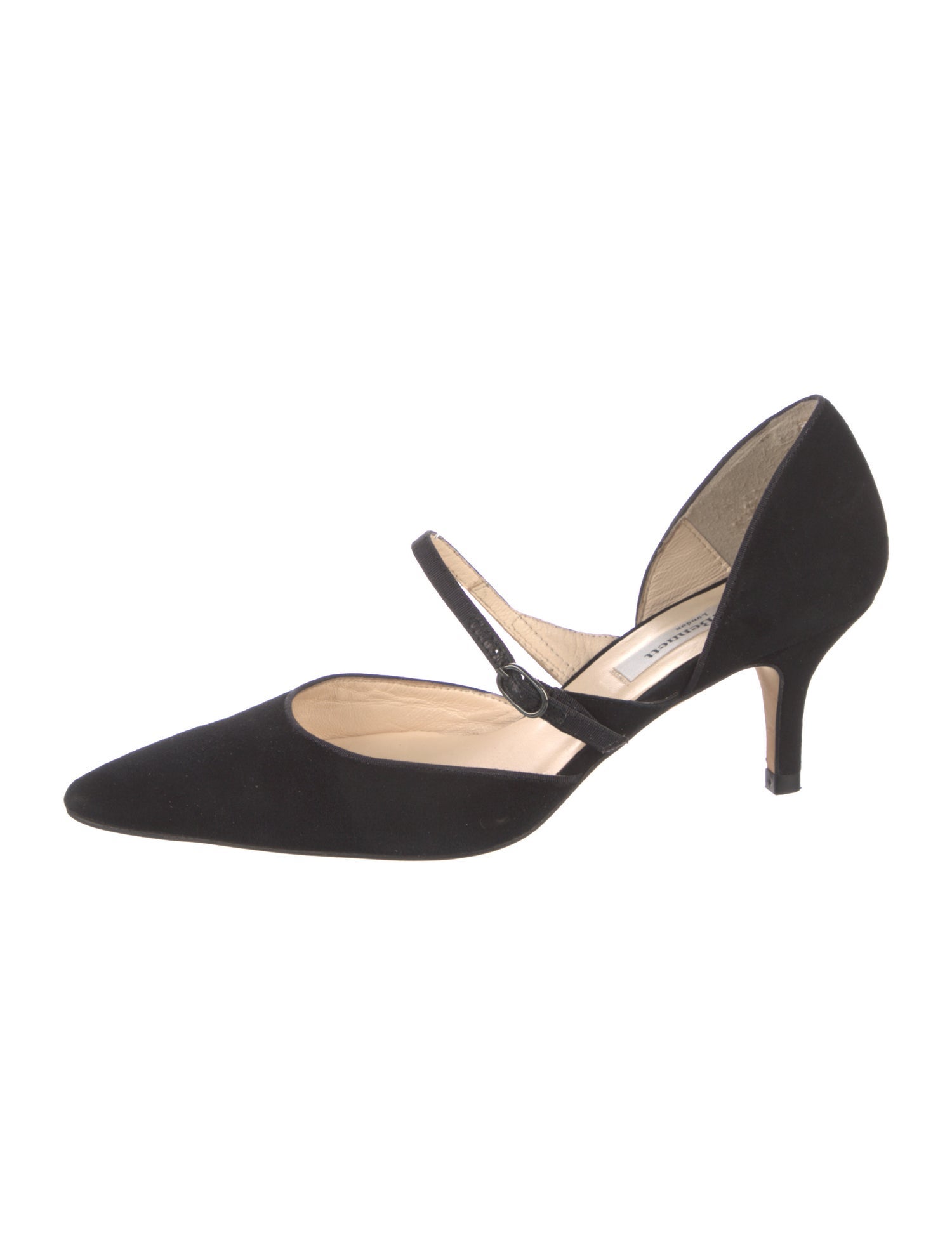 L.K. Bennett Suede D'Orsay Pumps