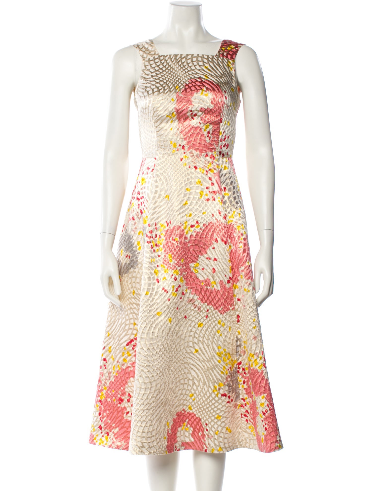 L.K. Bennett Printed Midi Length Dress