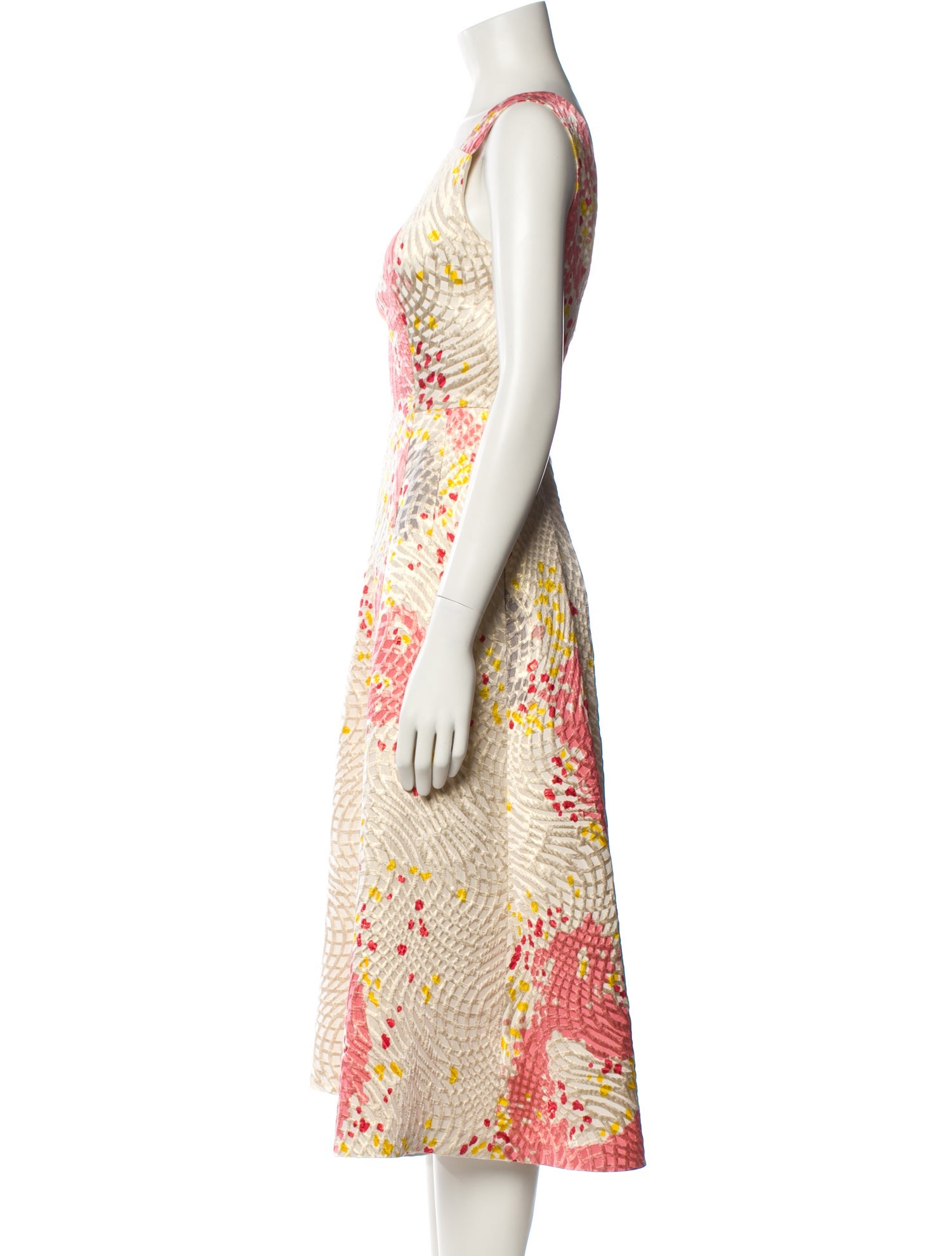 L.K. Bennett Printed Midi Length Dress