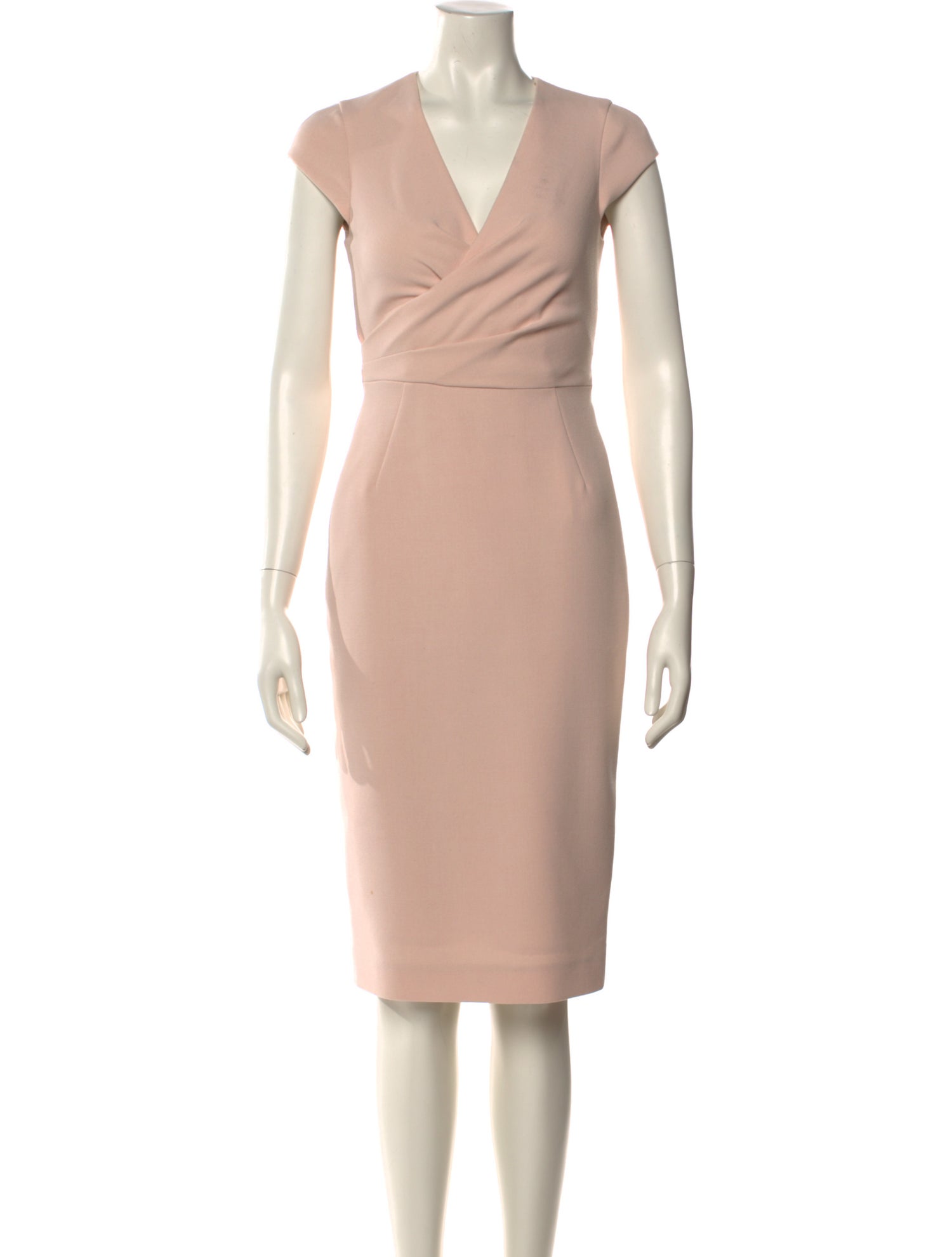 L.K. Bennett V-Neck Midi Length Dress
