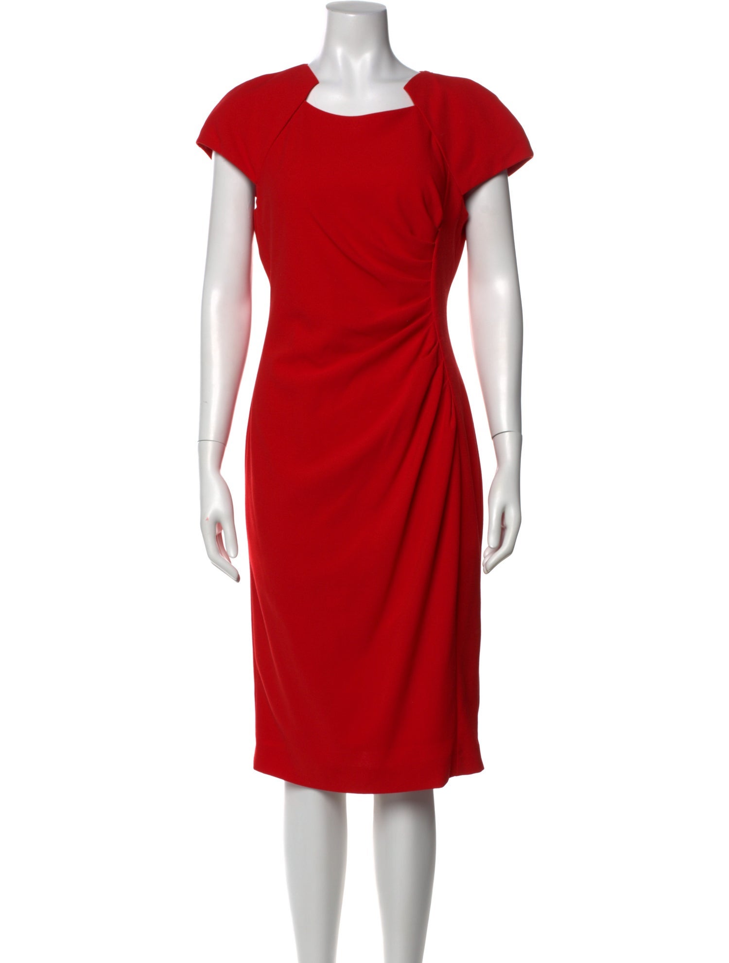 L.K. Bennett Square Neckline Midi Length Dress