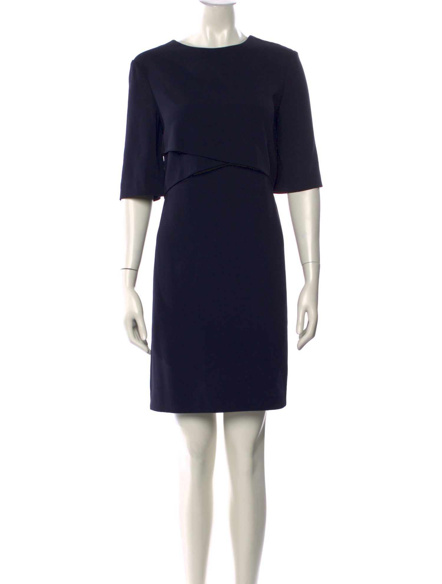 L.K. Bennett Crew Neck Mini Dress