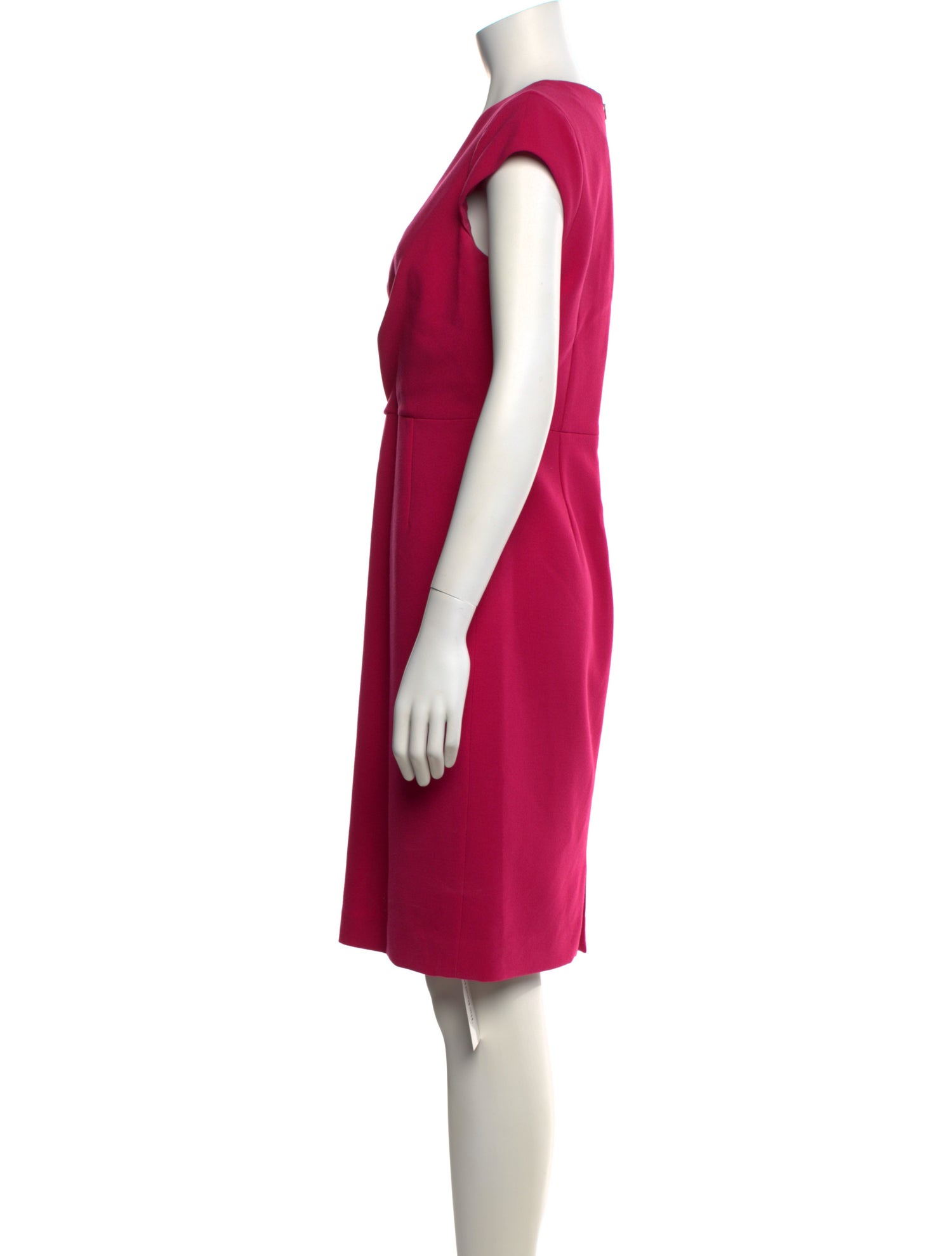 L.K. Bennett V-Neck Knee-Length Dress