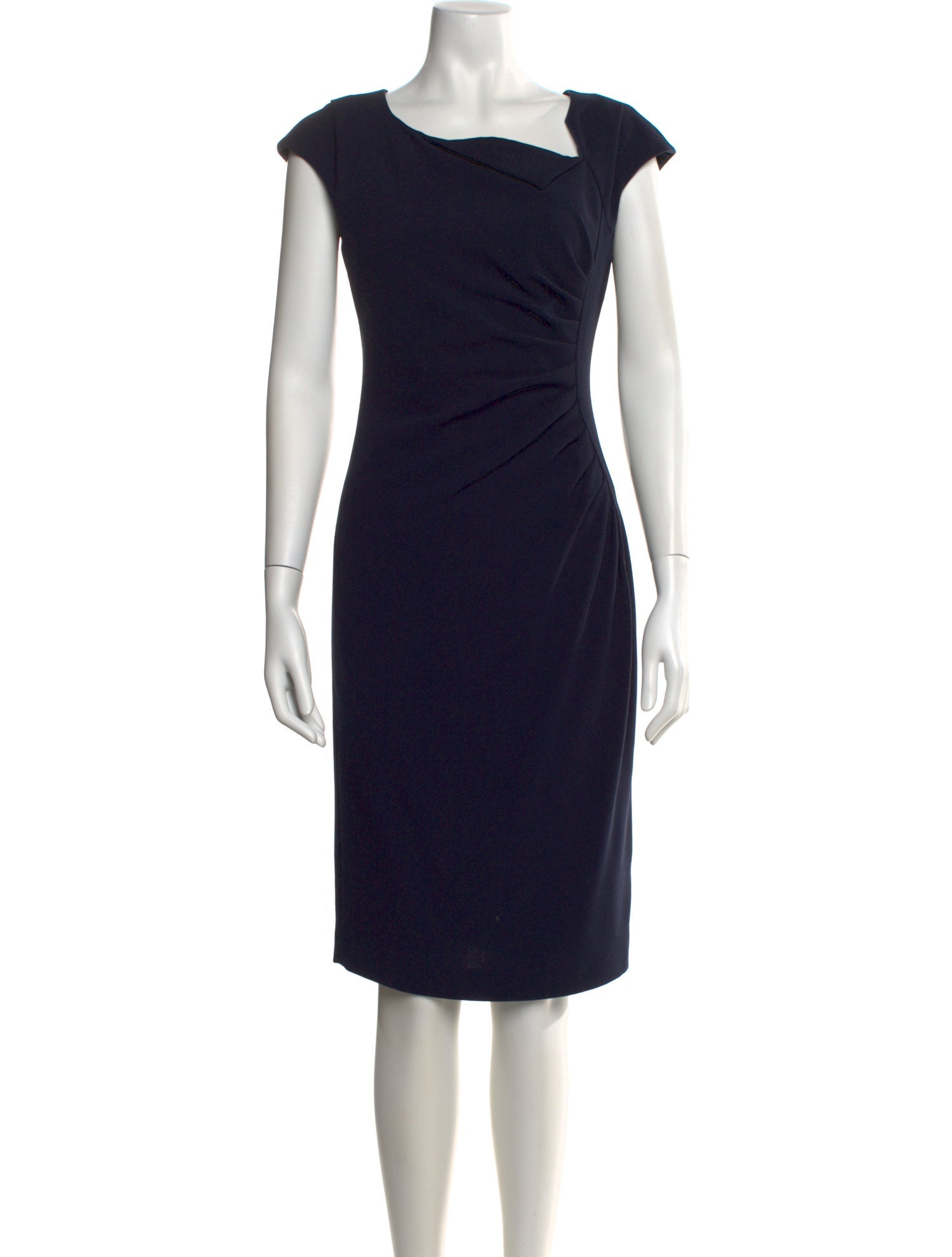 L.K. Bennett One-Shoulder Knee-Length Dress