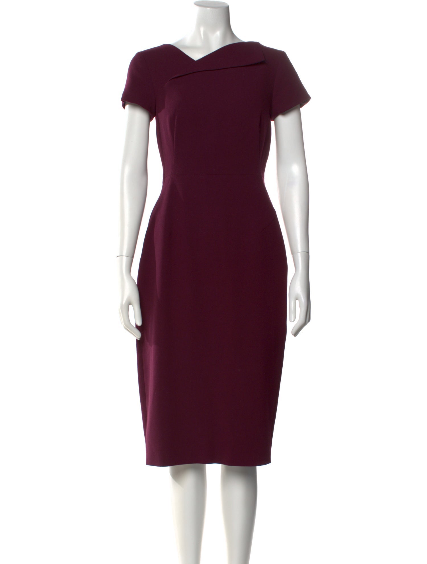 L.K. Bennett Asymmetrical Midi Length Dress