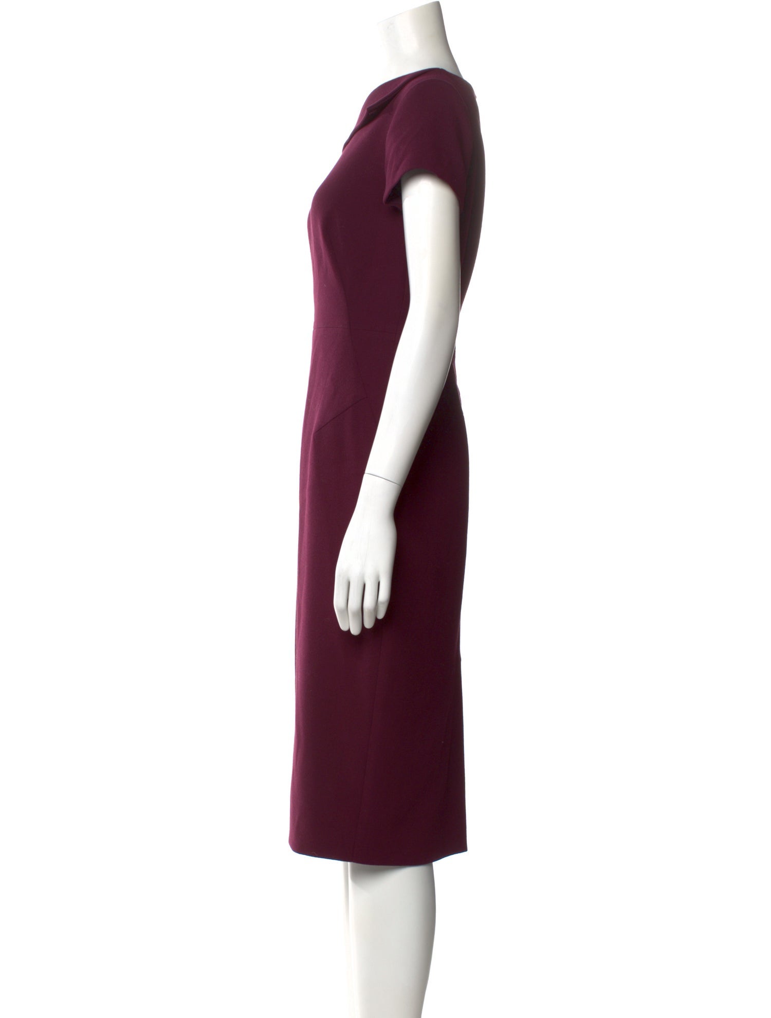 L.K. Bennett Asymmetrical Midi Length Dress