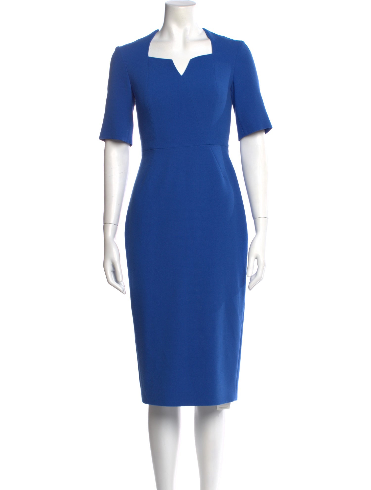 L.K. Bennett Square Neckline Midi Length Dress