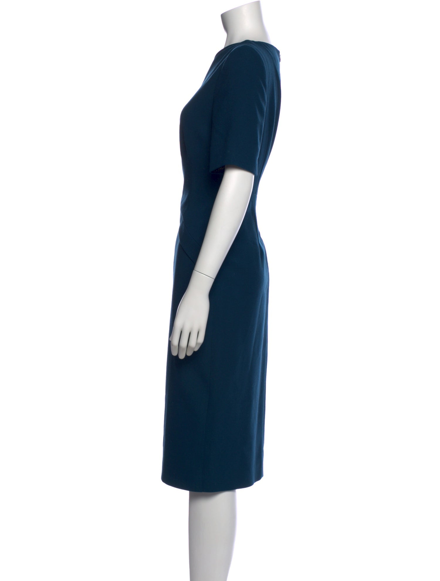 L.K. Bennett Asymmetrical Midi Length Dress