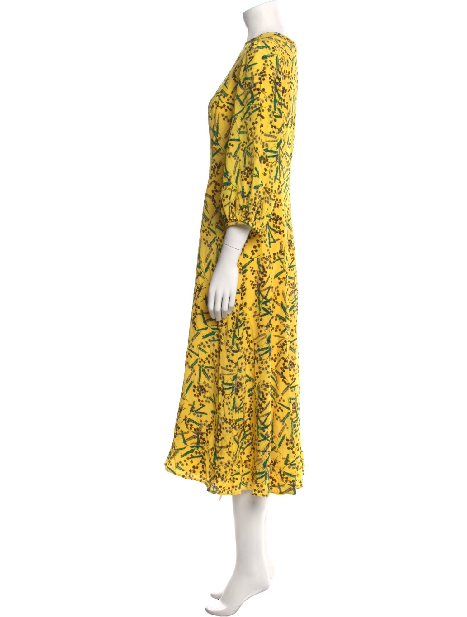 L.K. Bennett Silk Midi Length Dress