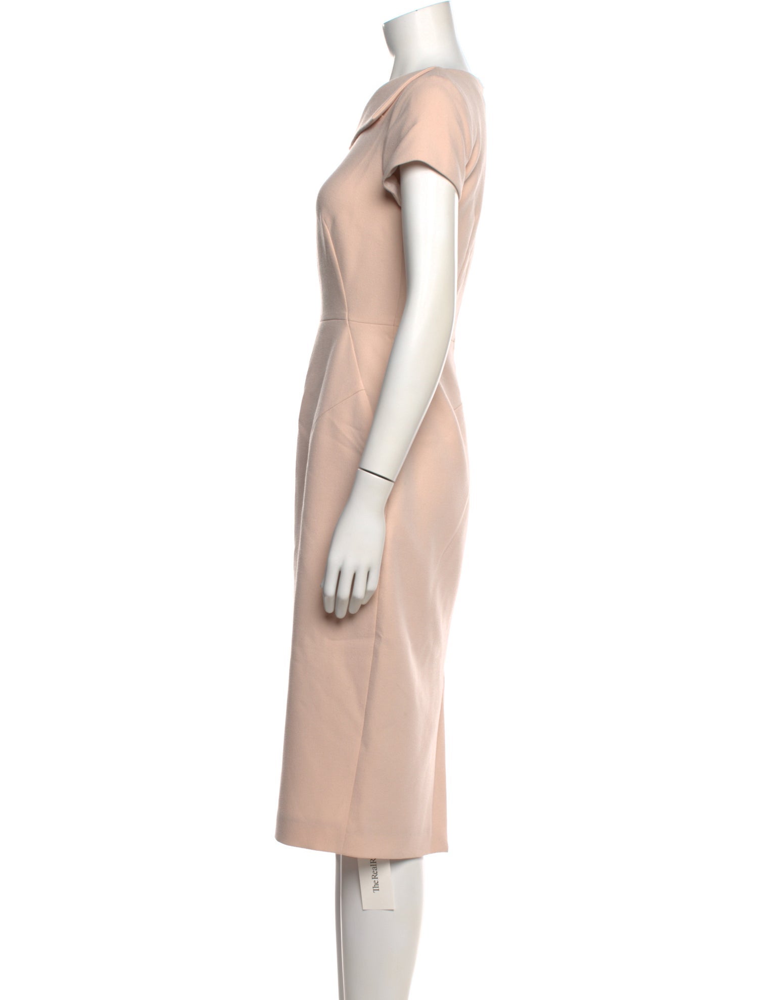 L.K. Bennett Asymmetrical Midi Length Dress