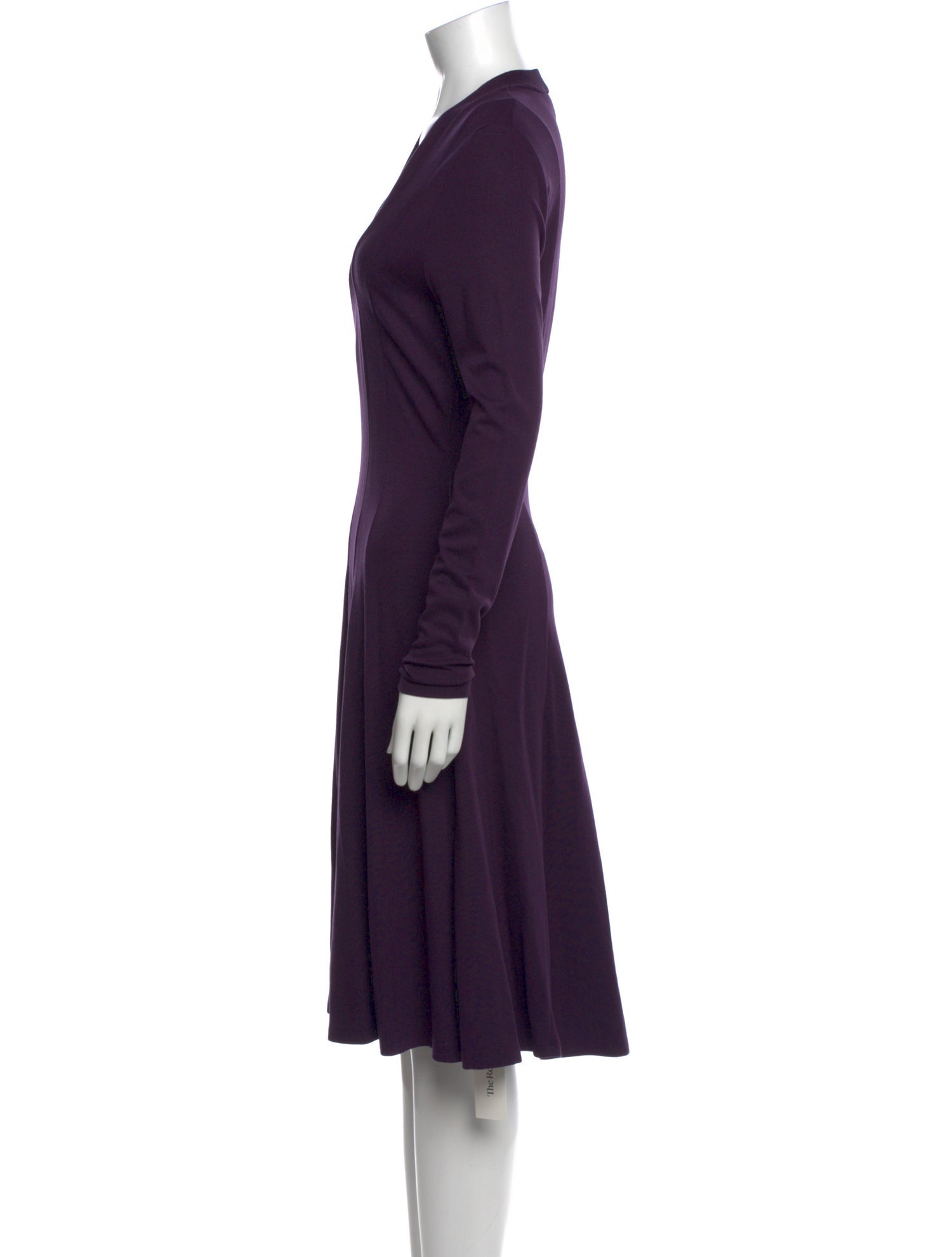 L.K. Bennett V-Neck Midi Length Dress