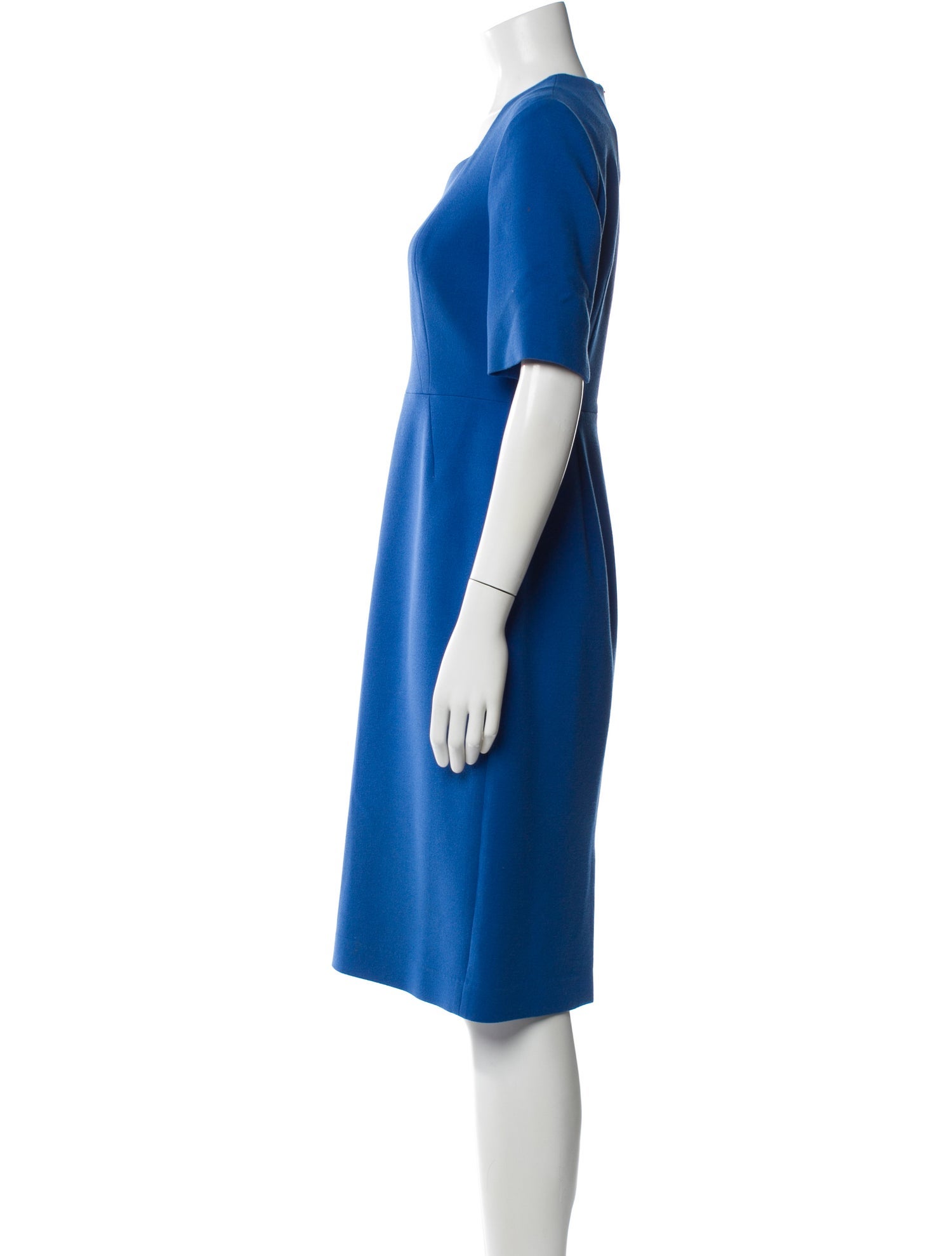 L.K. Bennett Square Neckline Midi Length Dress