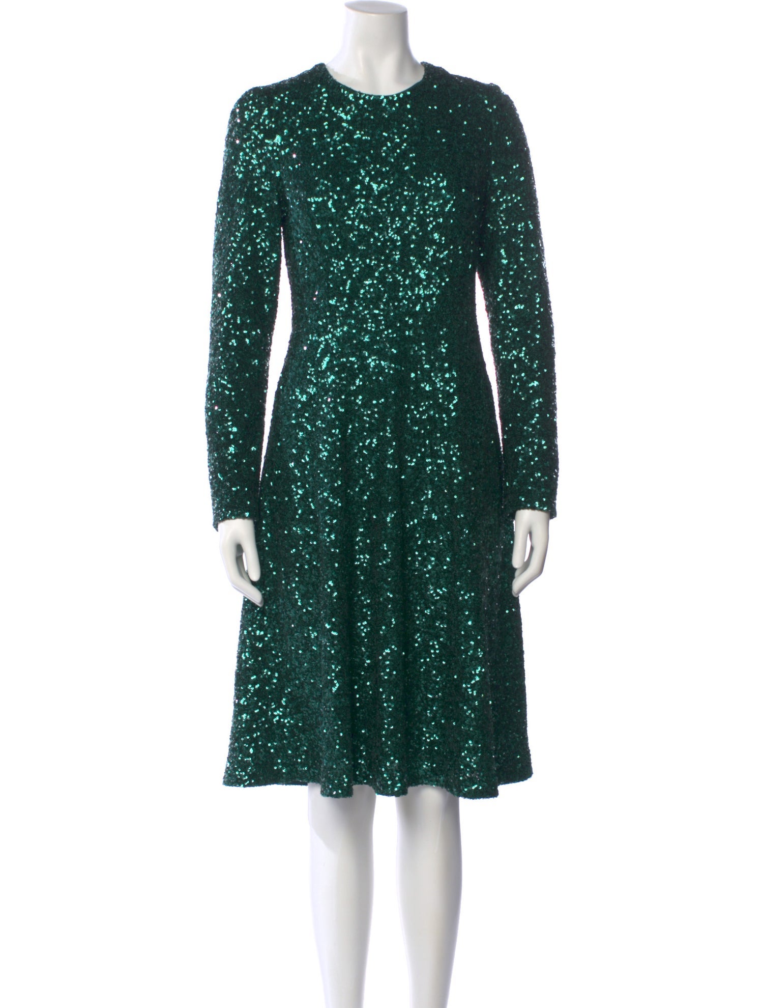 L.K. Bennett Crew Neck Knee-Length Dress