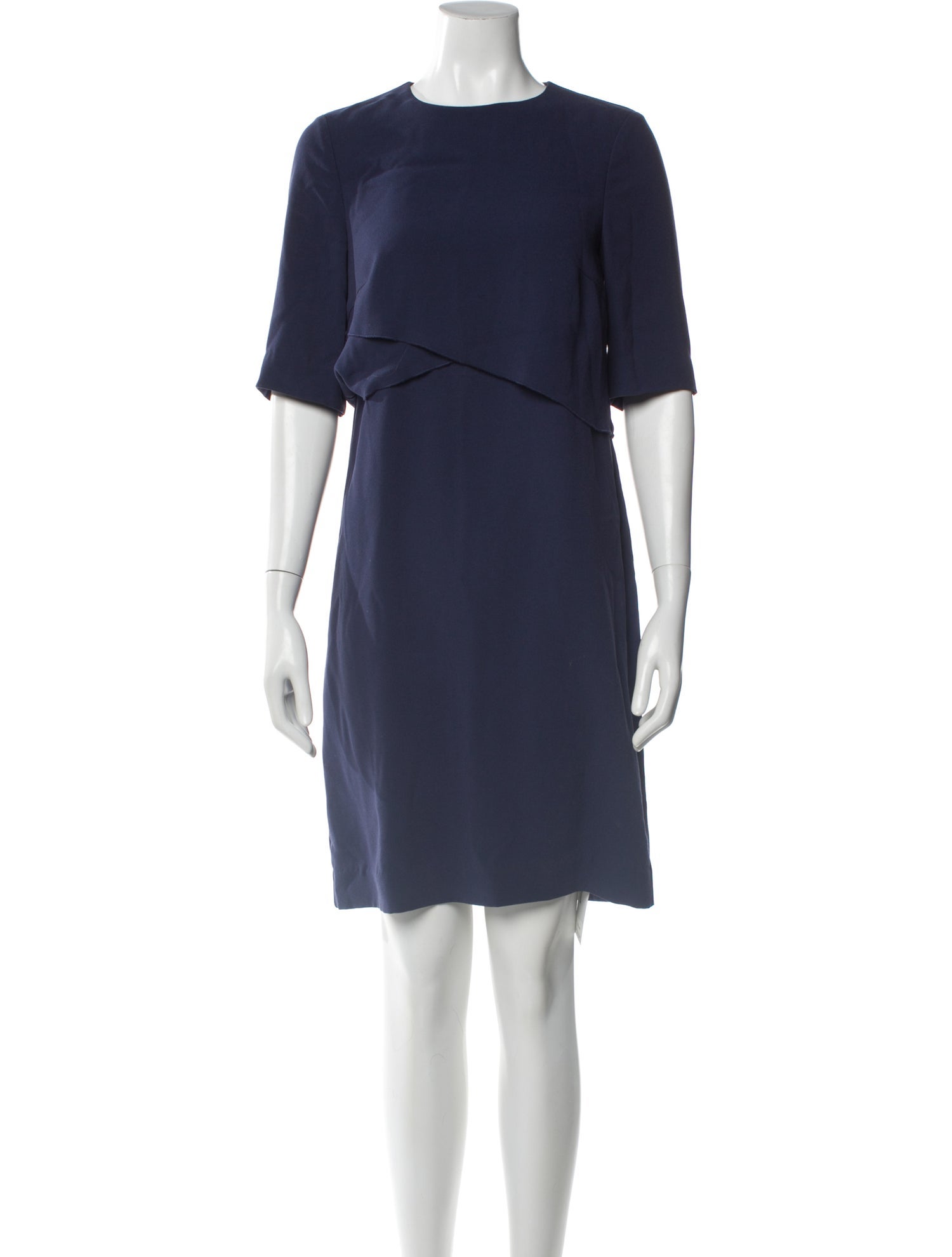 L.K. Bennett Crew Neck Knee-Length Dress
