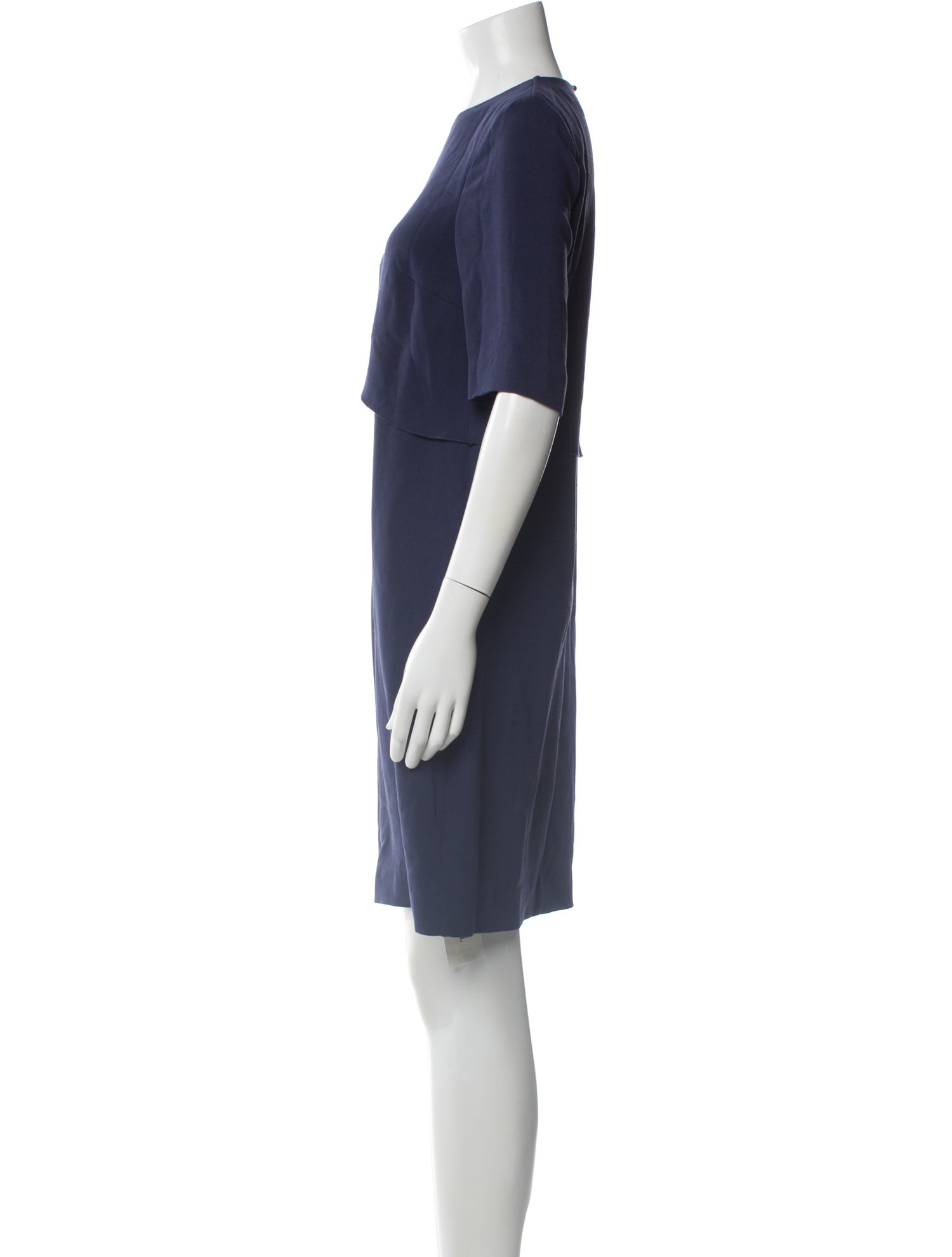 L.K. Bennett Crew Neck Knee-Length Dress