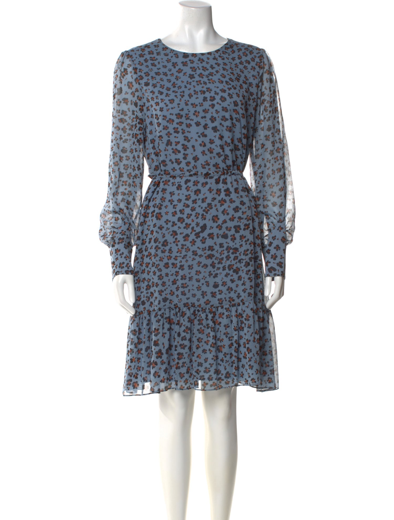 L.K. Bennett Floral Print Knee-Length Dress