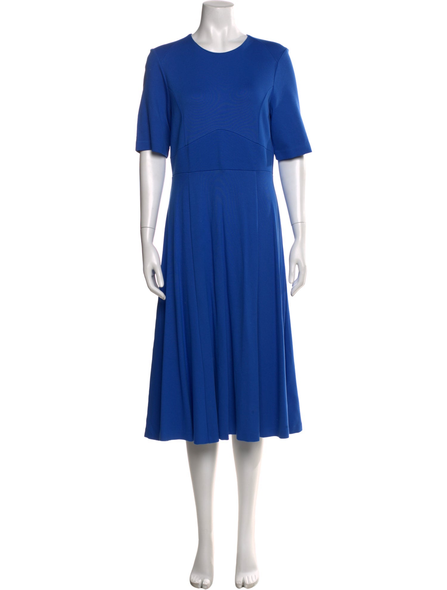 L.K. Bennett Crew Neck Midi Length Dress