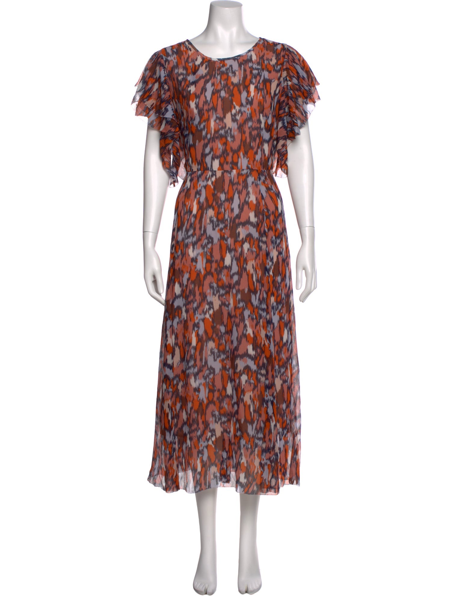 L.K. Bennett Silk Long Dress