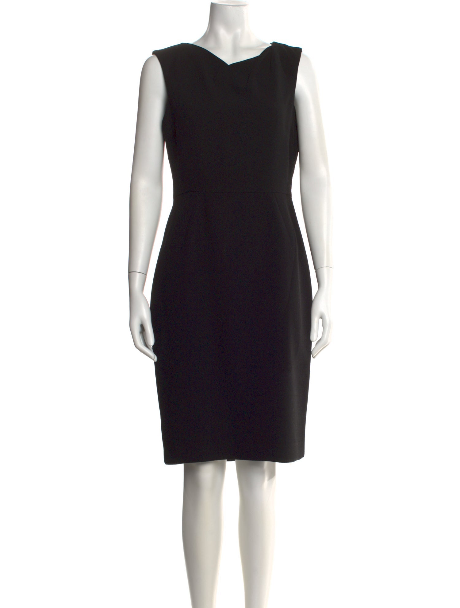 L.K. Bennett V-Neck Knee-Length Dress