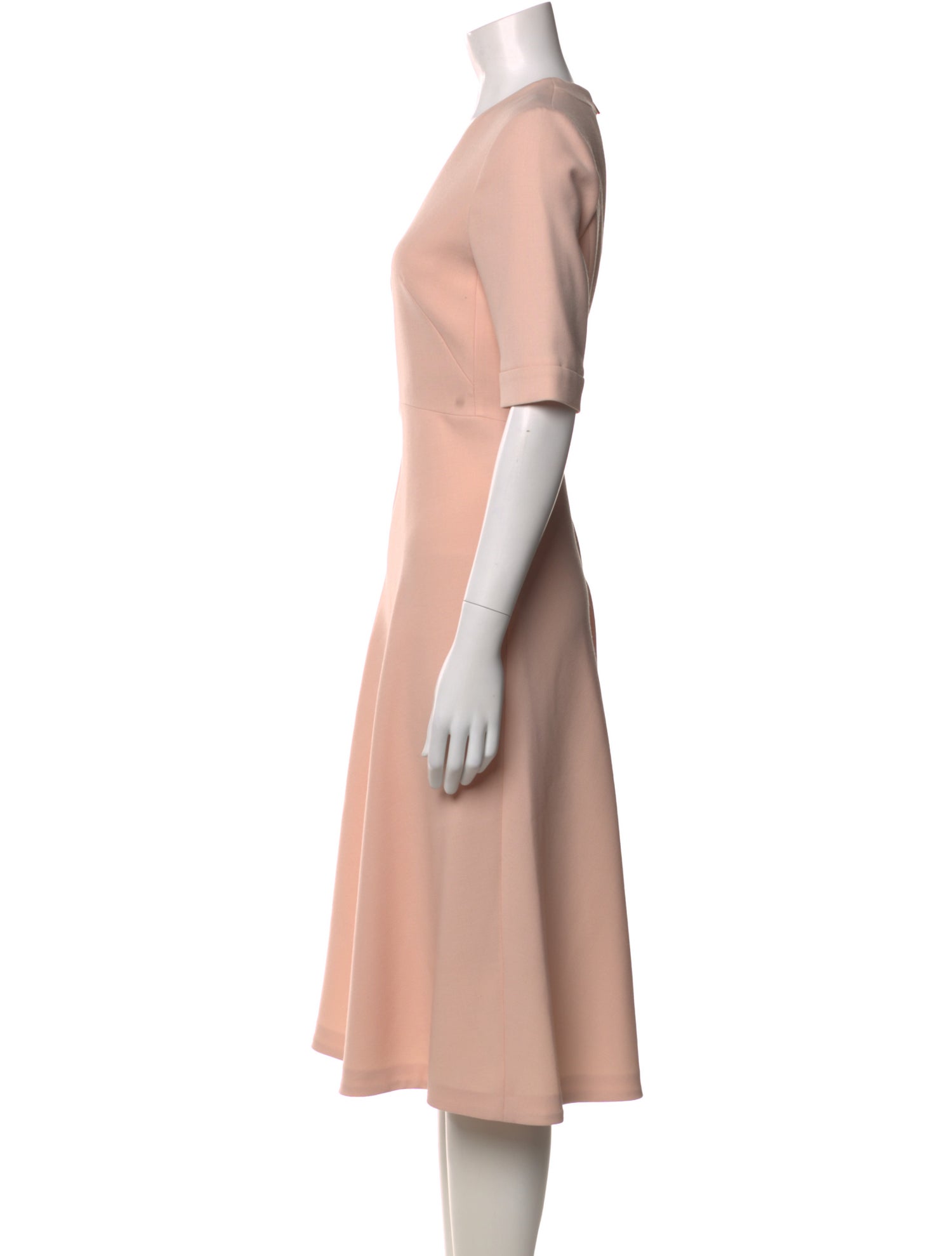 L.K. Bennett V-Neck Midi Length Dress w/ Tags