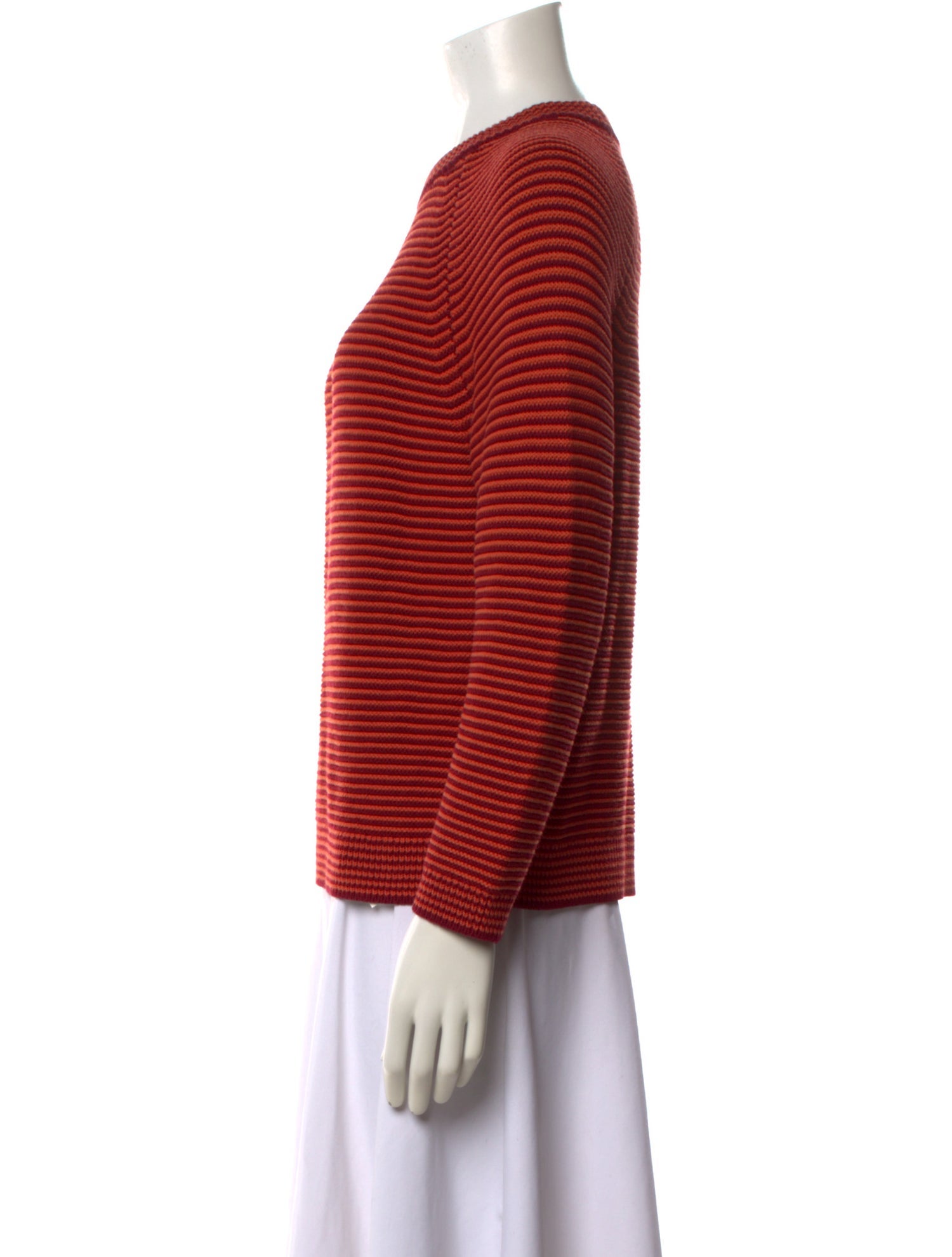 L.K. Bennett Striped Crew Neck Sweater