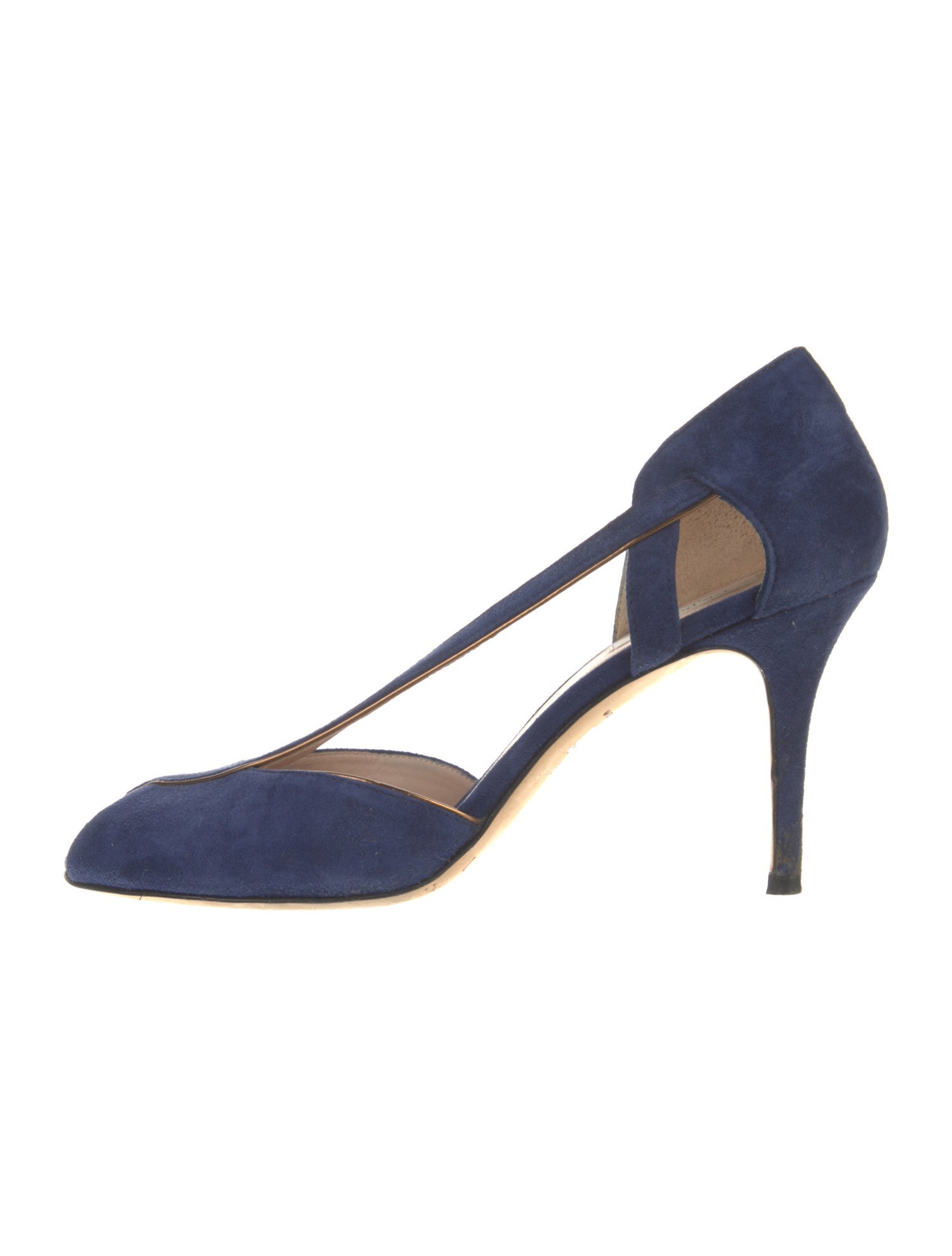 L.K. Bennett Suede D'Orsay Pumps