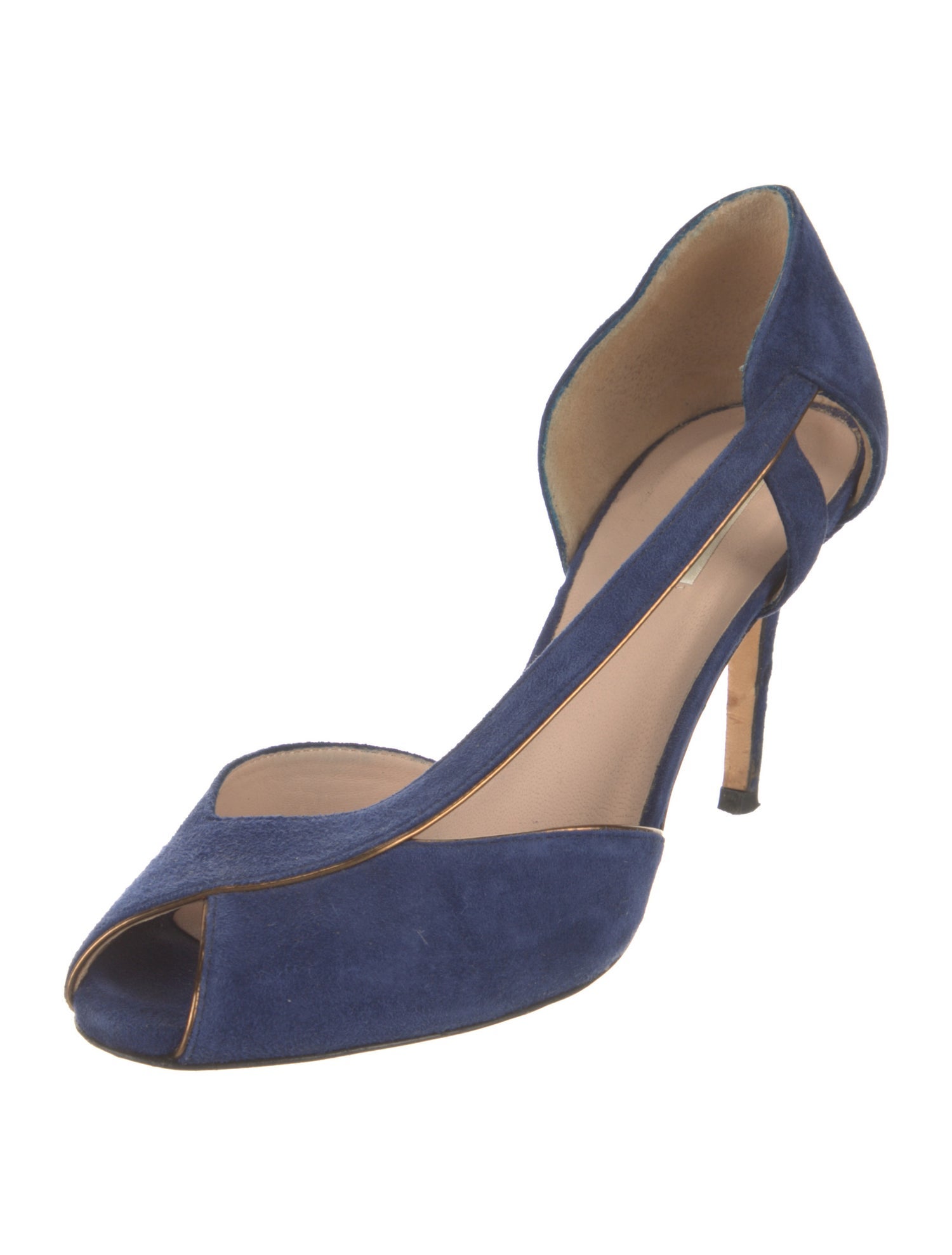 L.K. Bennett Suede D'Orsay Pumps