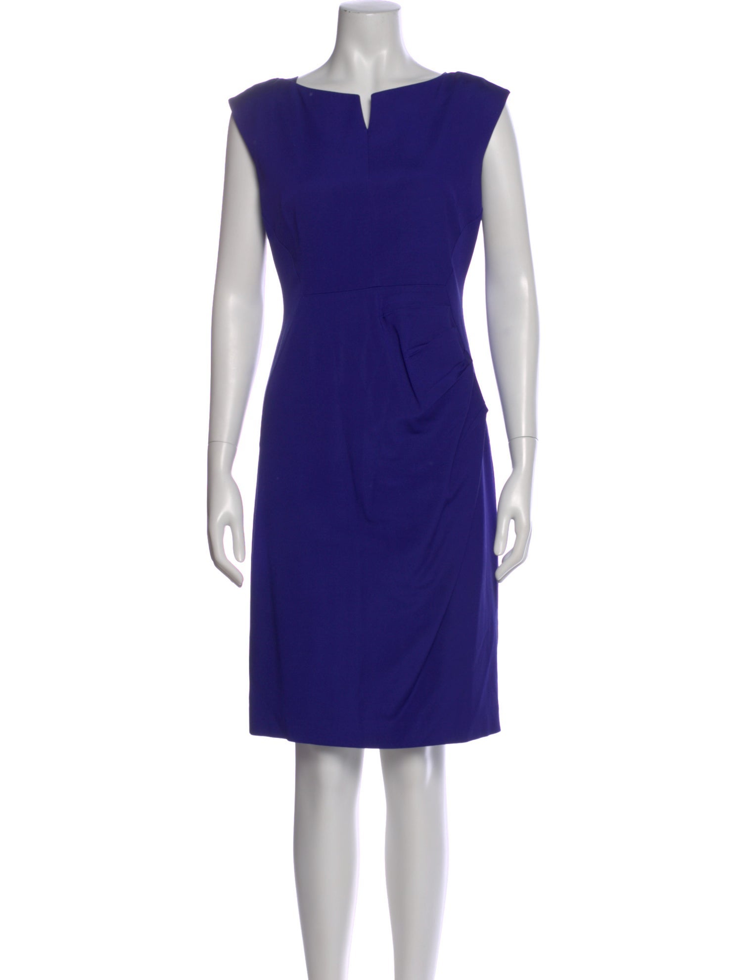 L.K. Bennett Bateau Neckline Knee-Length Dress