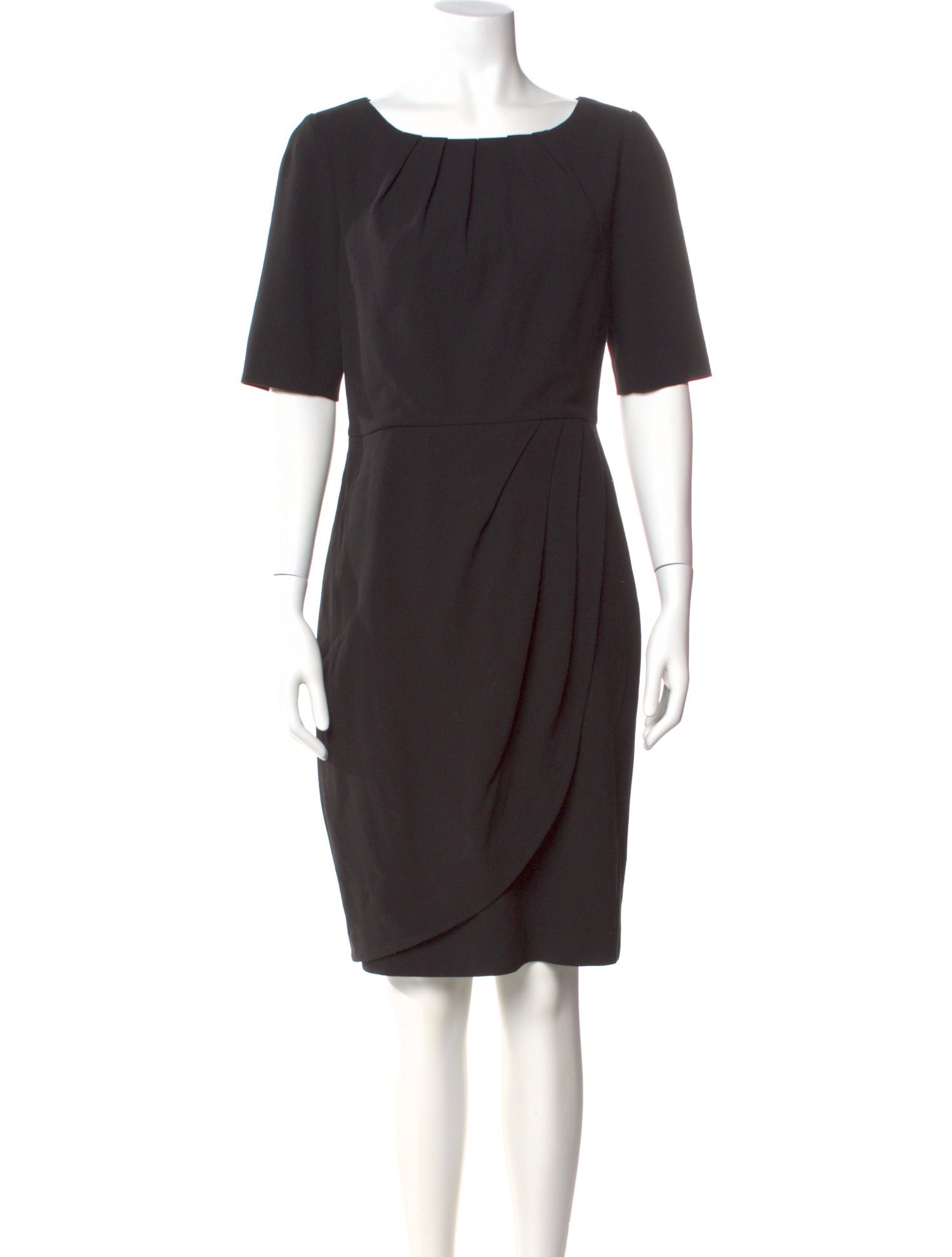 L.K. Bennett Bateau Neckline Knee-Length Dress