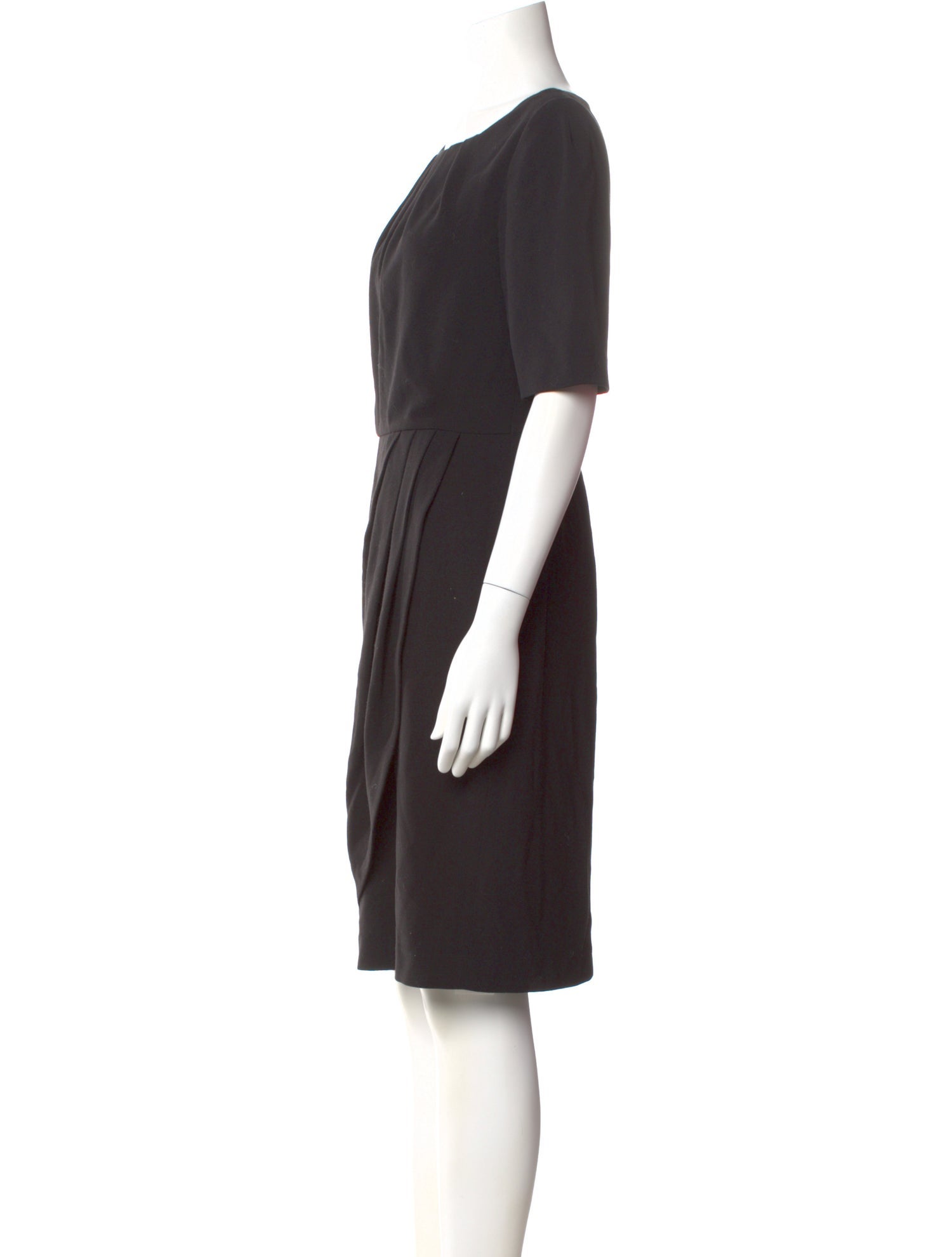 L.K. Bennett Bateau Neckline Knee-Length Dress