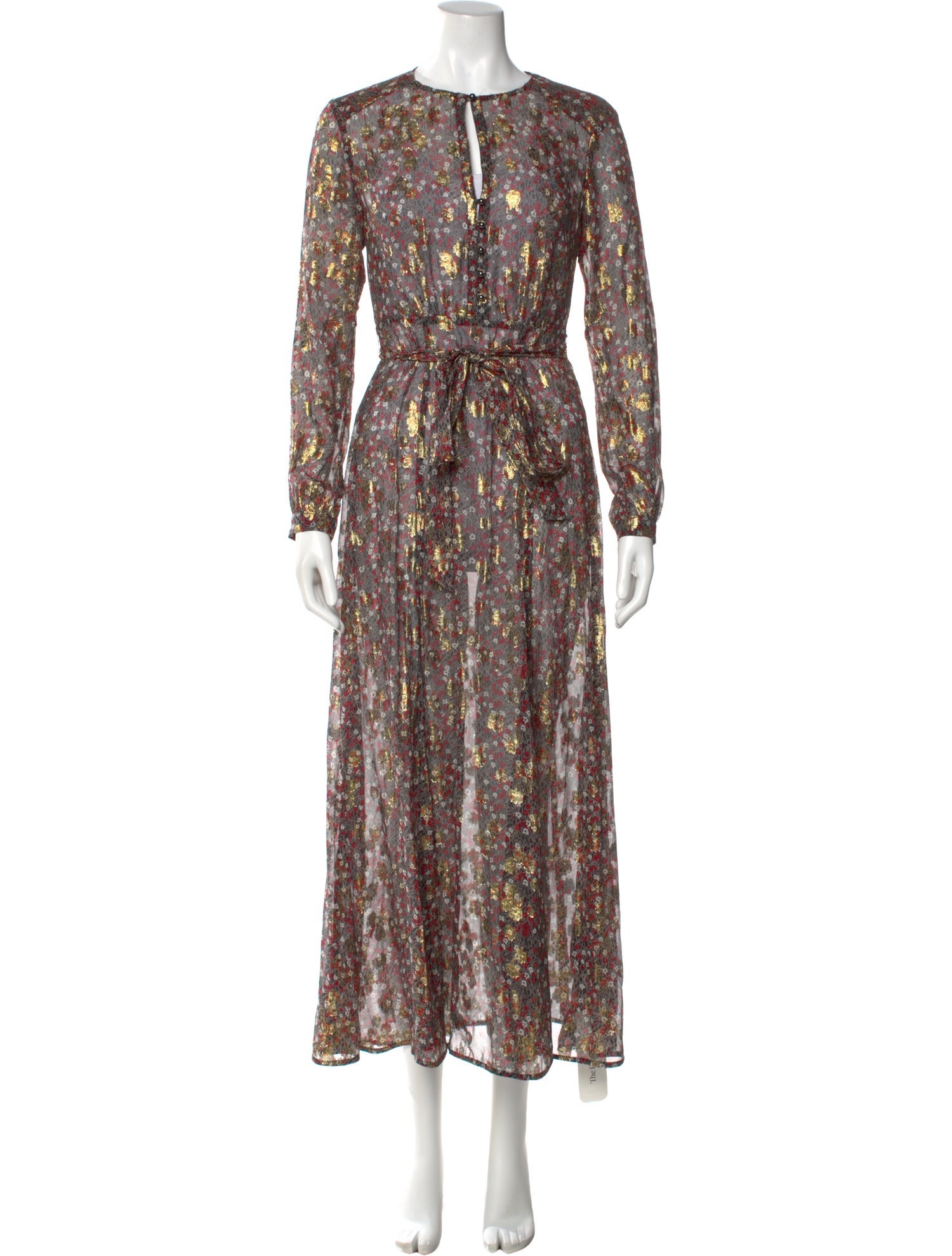 L.K. Bennett Silk Long Dress